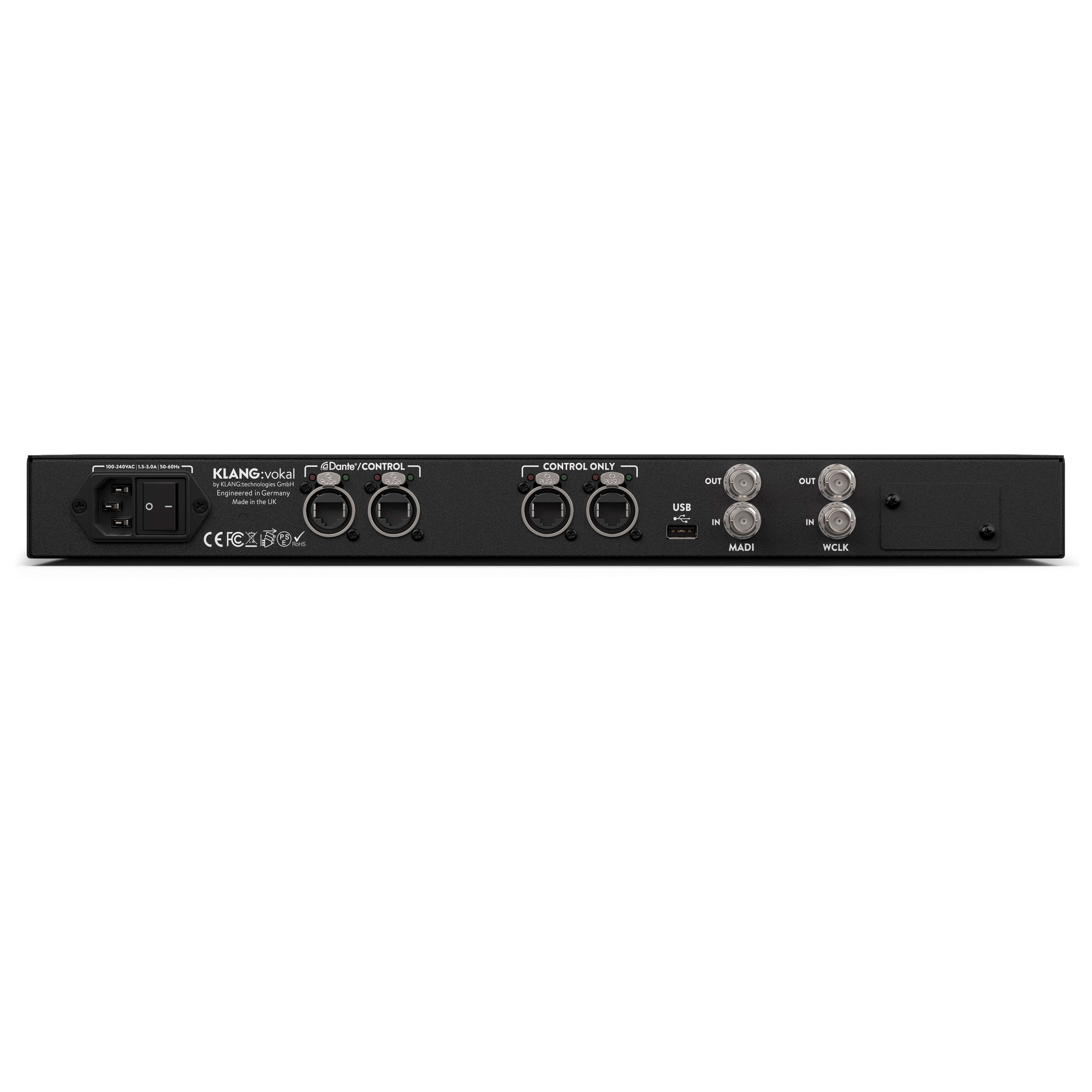 Klang vokal - 3D Immersive In-Ear Mixing Processor, back