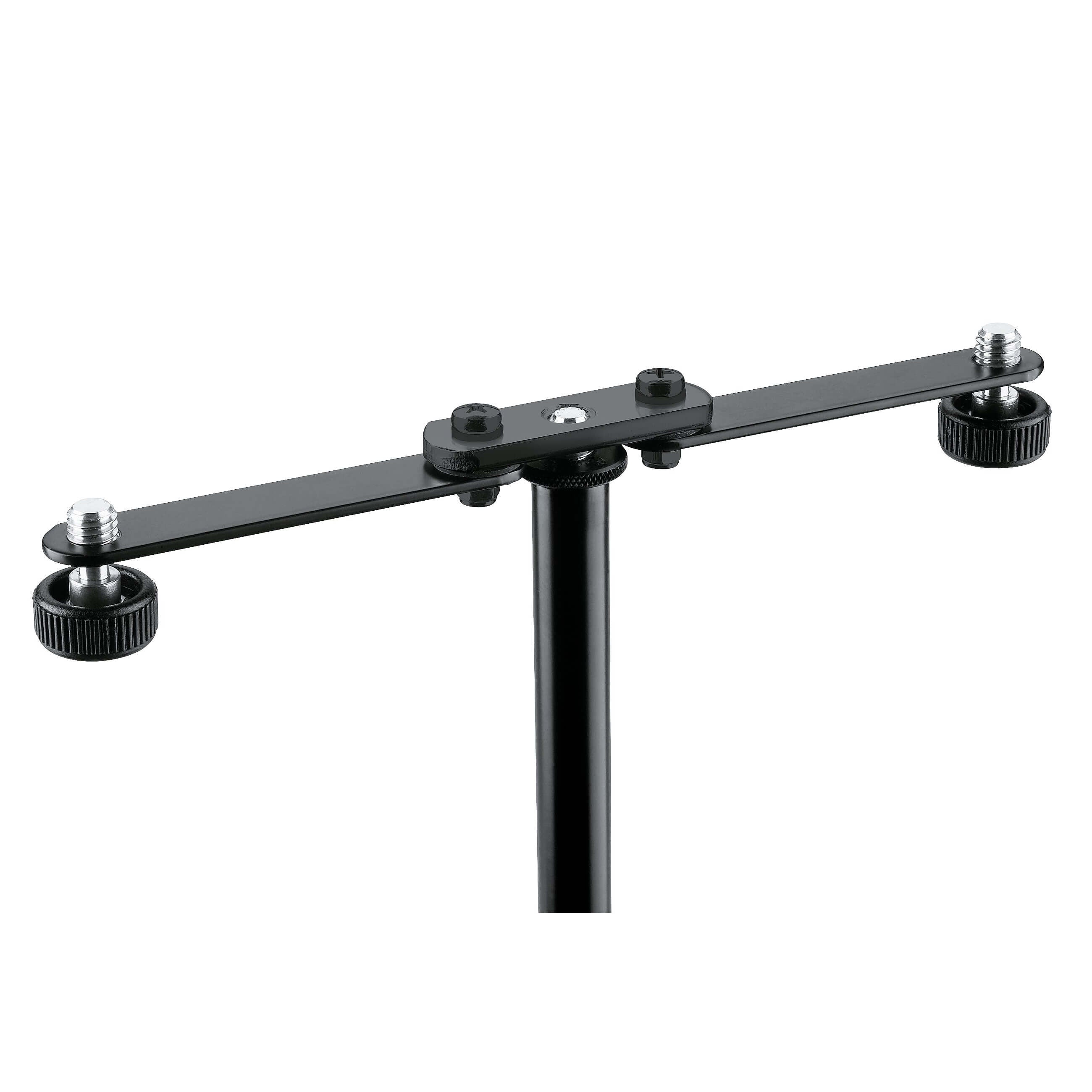 Konig & Meyer 23510 - Adjustable Stereo Microphone Bar, black