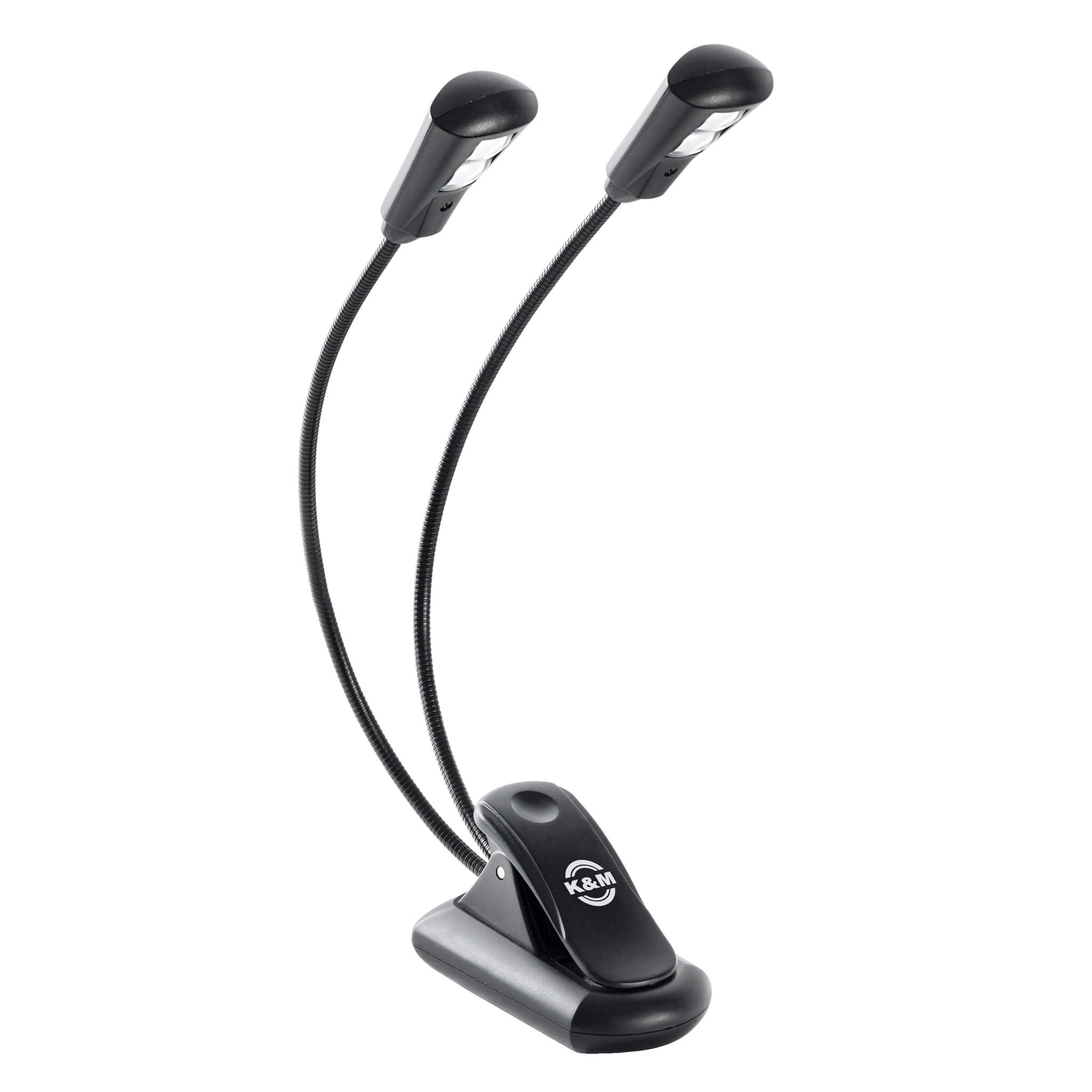 Konig & Meyer 12259 - Dual Head 2 LED FlexLight, Rechargeable Music Stand Light