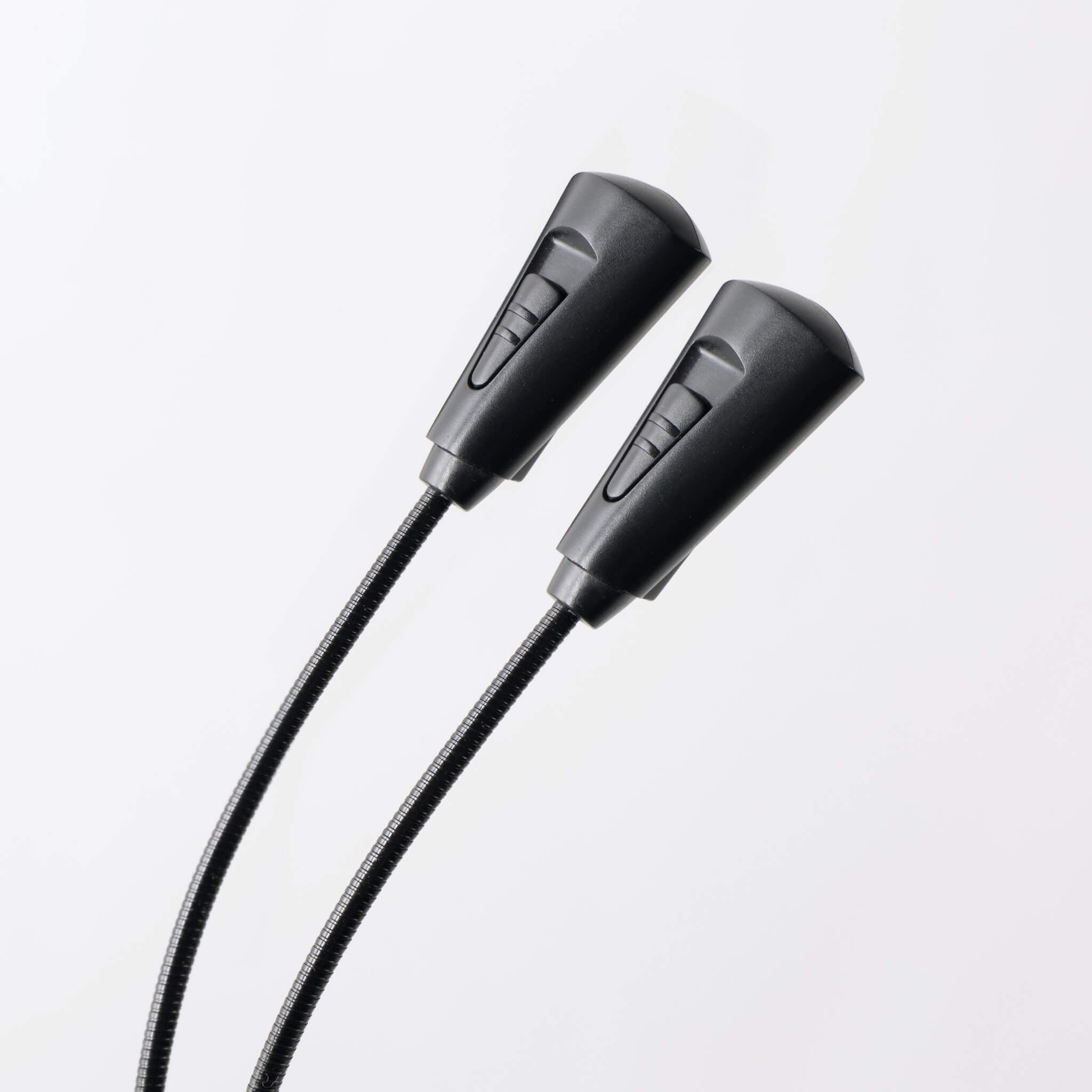 Konig & Meyer 12259 - Dual Head 2 LED FlexLight, Rechargeable Music Stand Light, heads