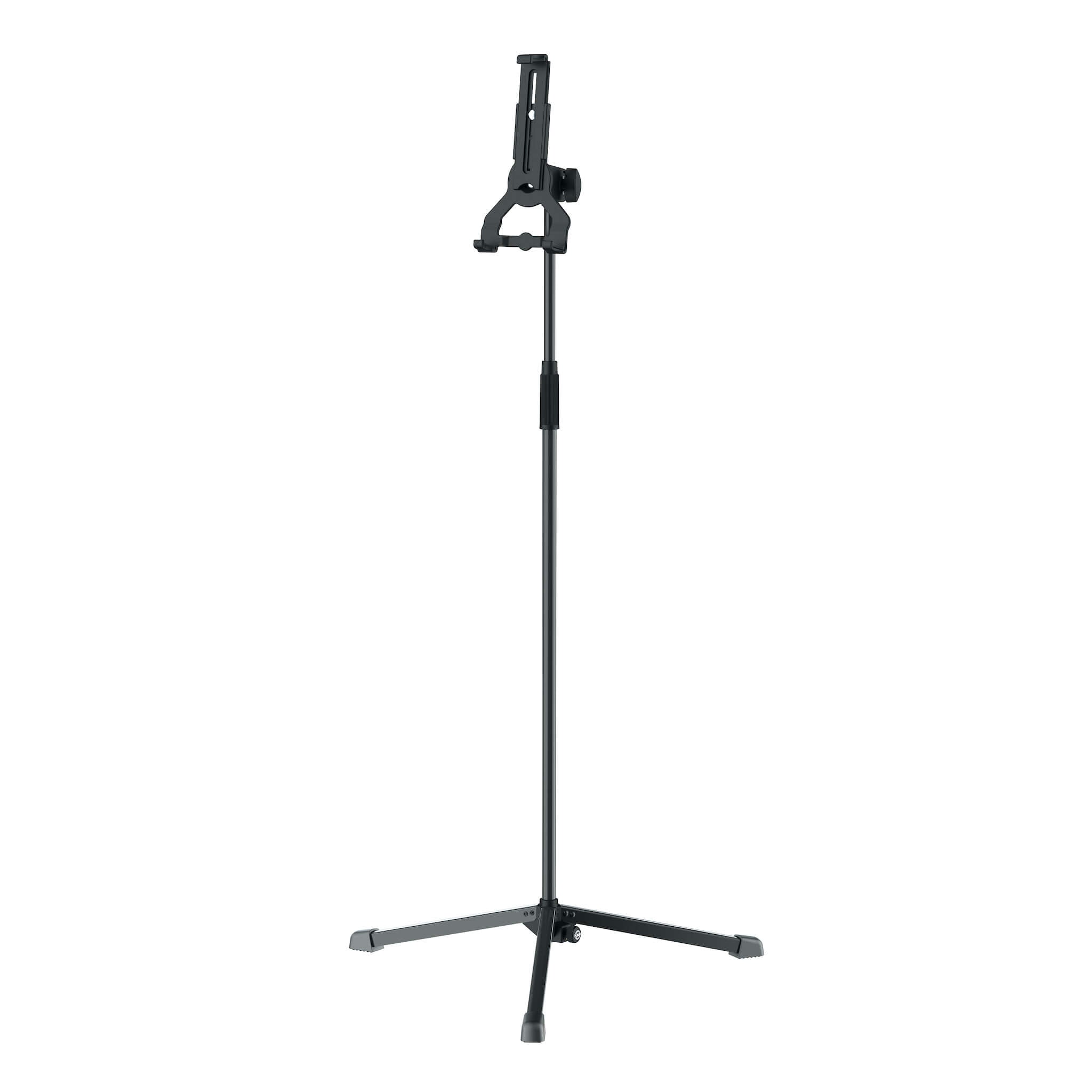 Konig & Meyer 19767 - Universal Tablet Holder with Tripod Stand, front