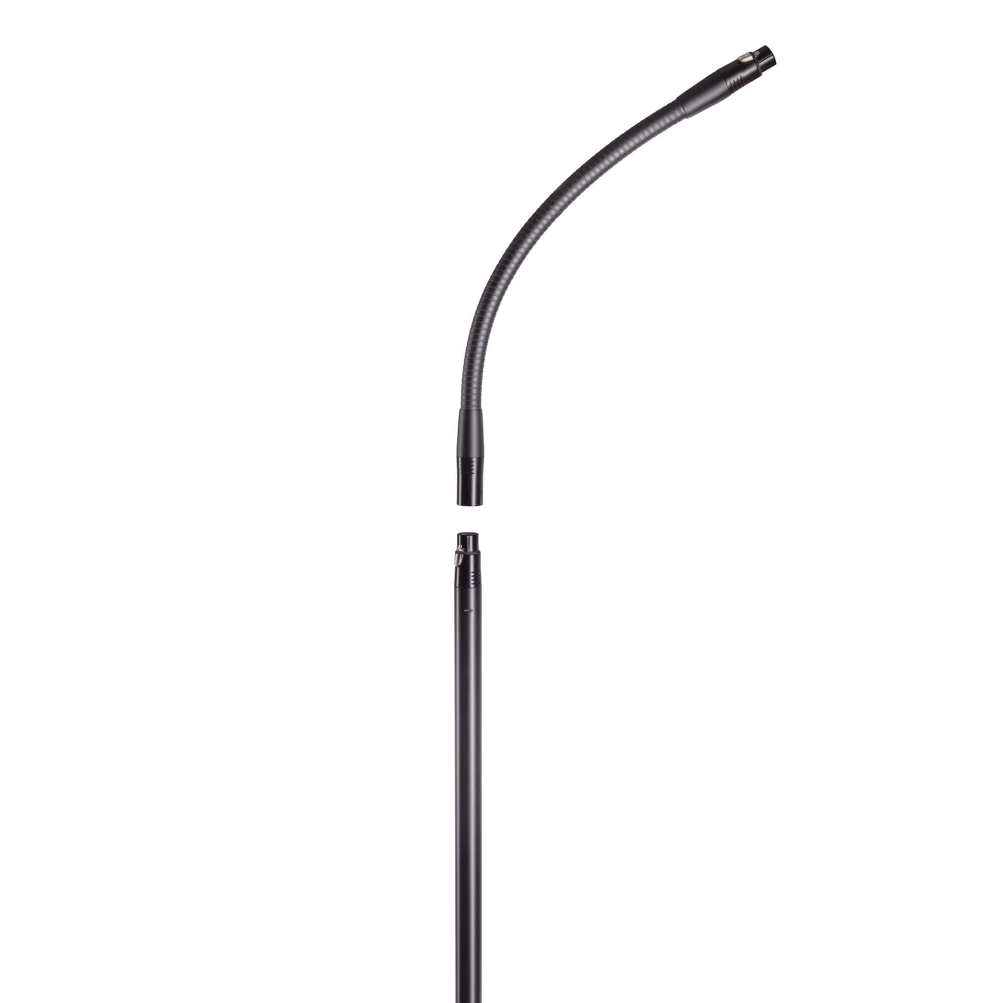 Konig & Meyer 27500 - XLR Microphone Stand with Wired Gooseneck, closeup
