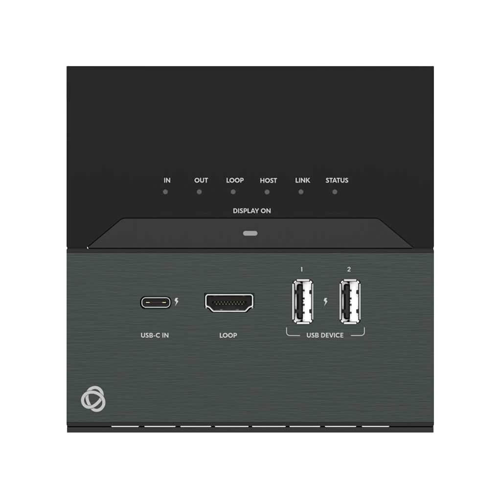 Kramer EXT3–C–WP–XR–T(B) - 4K60 HDMI USB–C Wall–Plate HDBaseT Transmitter, front