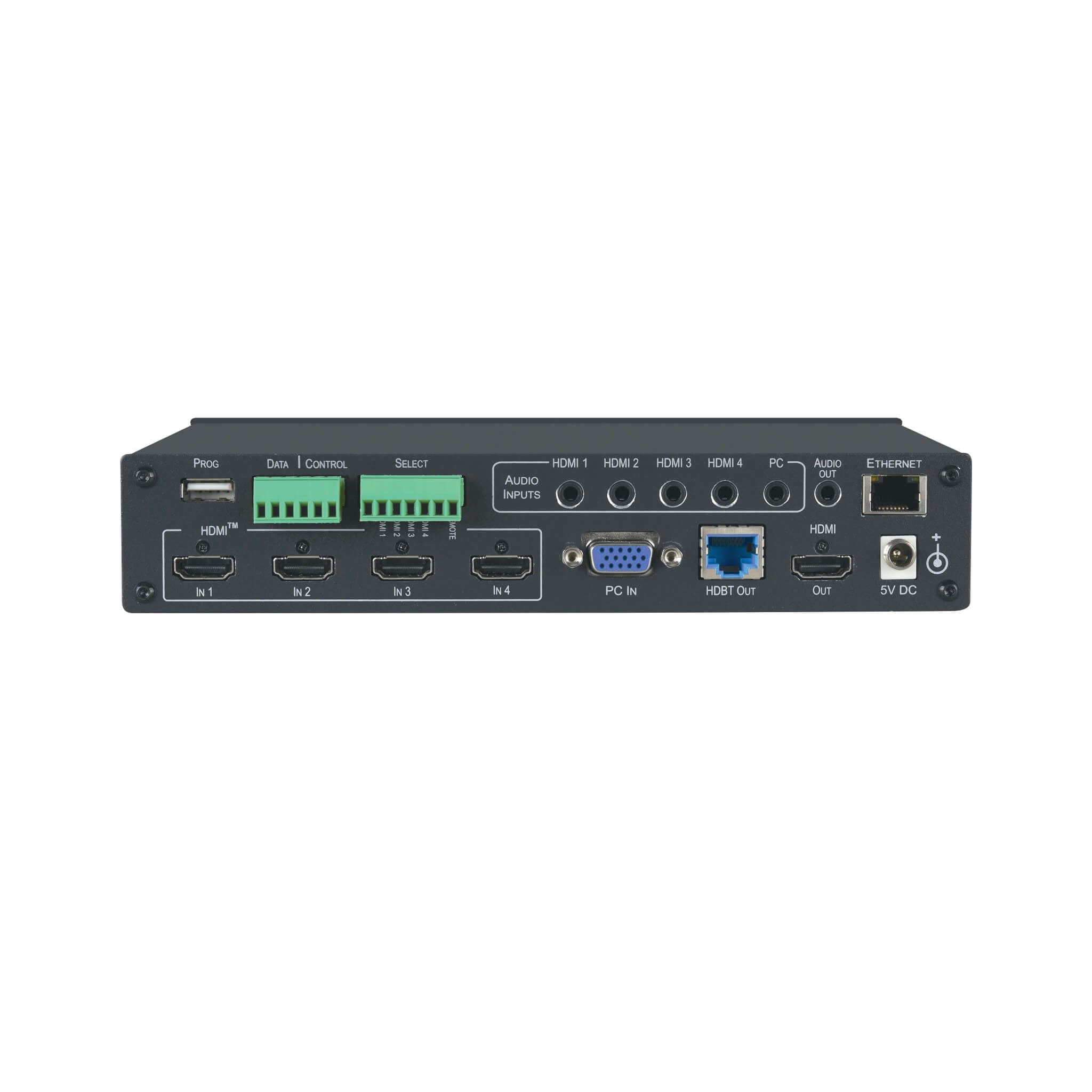 Kramer VP-440X - Compact 18G 4K Presentation Switcher/Scaler, rear