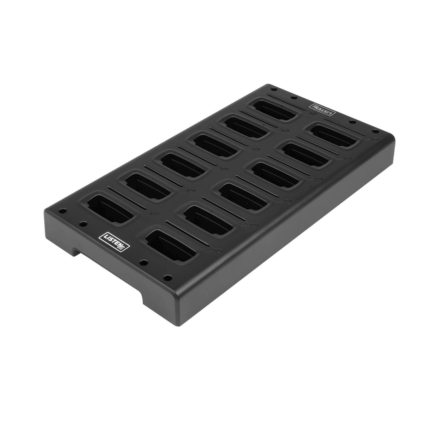Listen LA-381 - Intelligent 12-Unit Charging Tray, angle