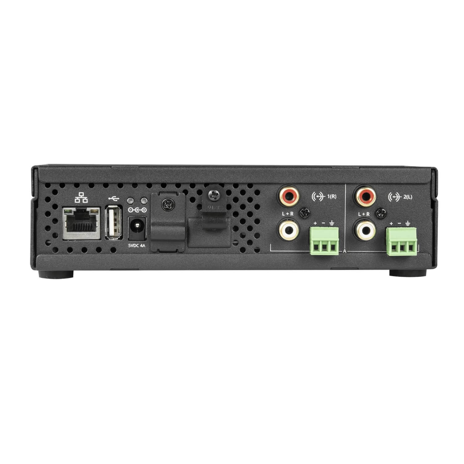 Listen LW-120-02-09 - ListenWIFI 2-Channel Wi-Fi Audio Server, rear