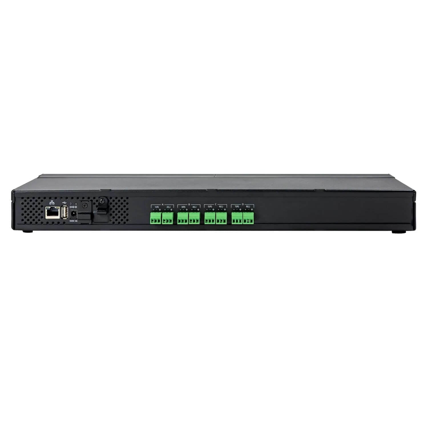 Listen LW-215-08-09 - ListenWIFI 8-Channel Wi-Fi Audio Server, rear
