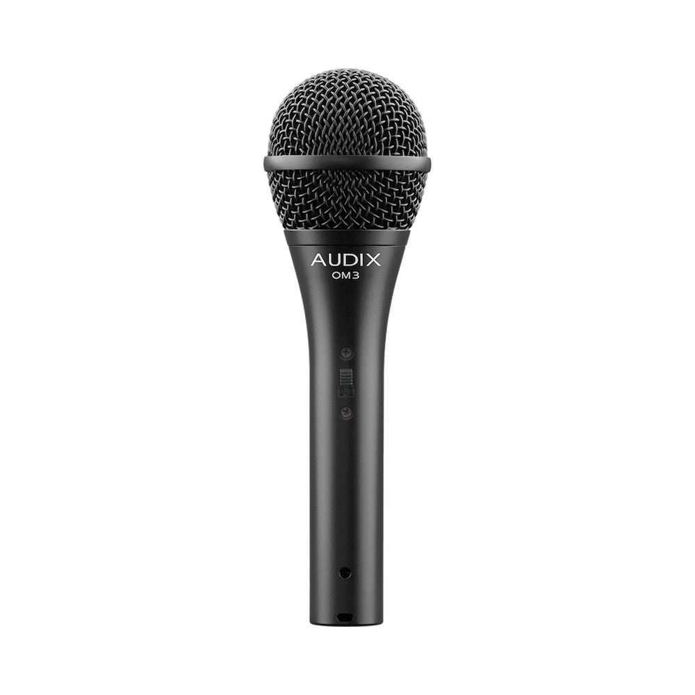 Audix OM3S Dynamic Hypercardioid Vocal Microphone with On/Off Switch