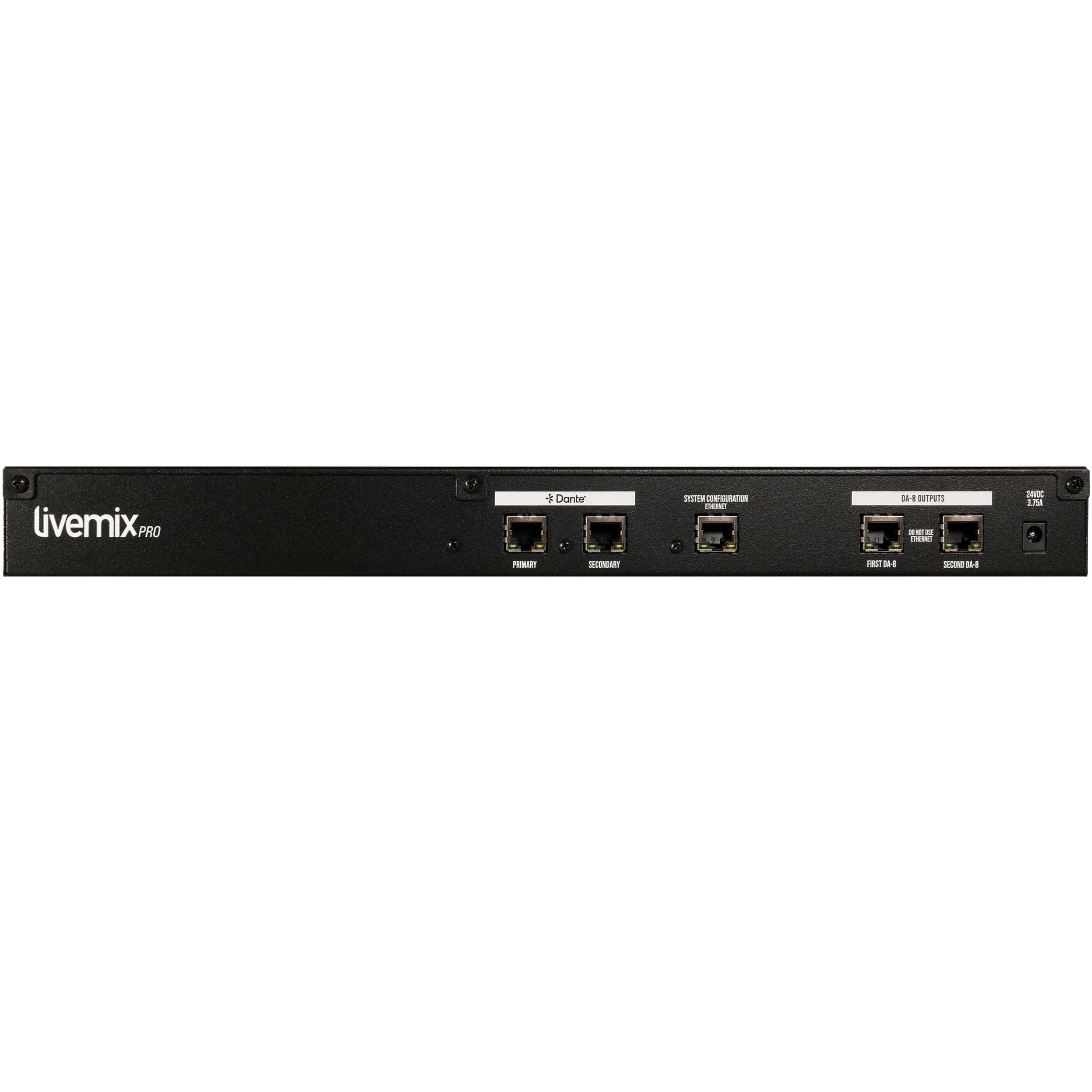 Digital Audio Labs Livemix Pro-32 Distributor - 32 Mix Central Mixer/Distributor, front rear