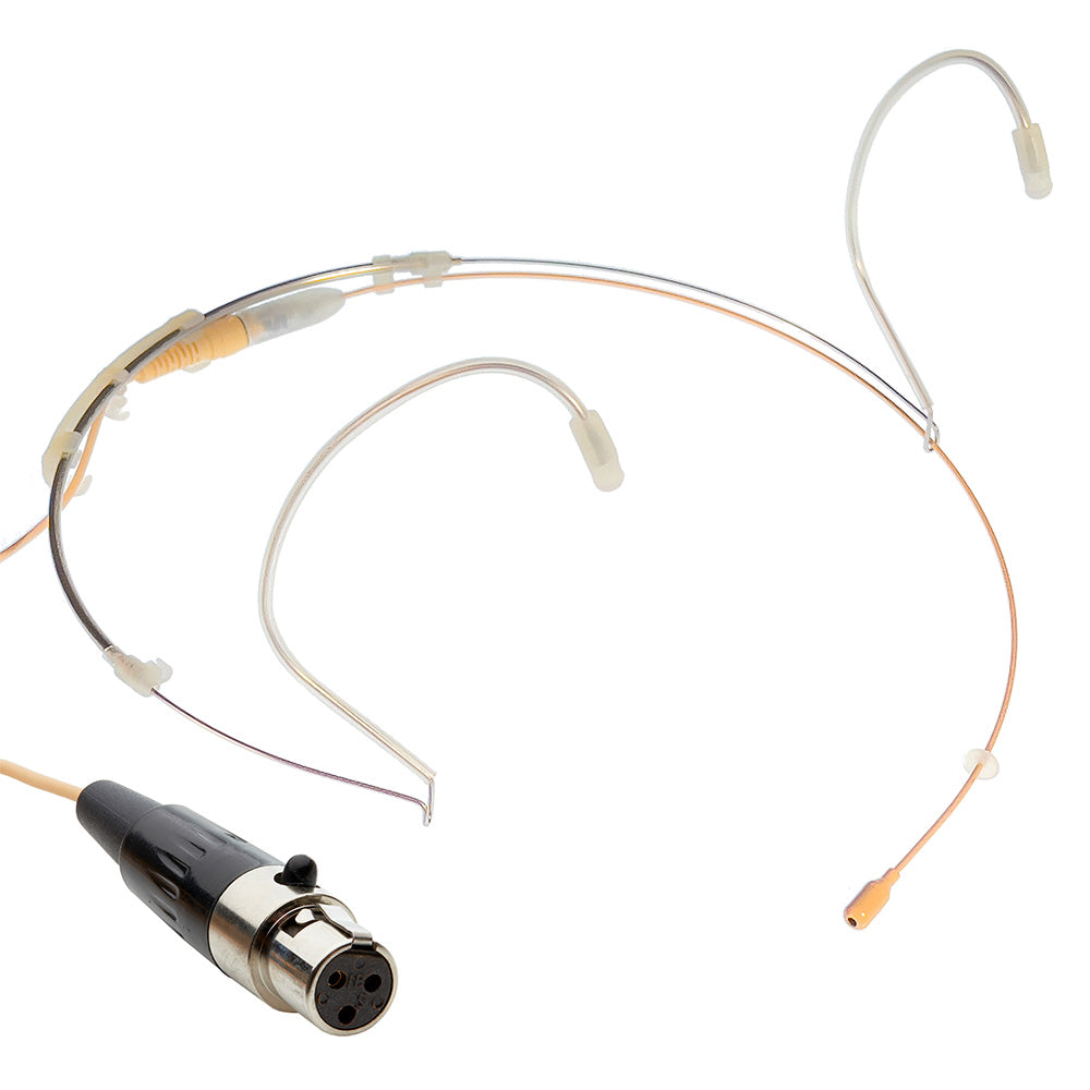 Airwave Liz Diamond Roadster - Omnidirectional Headworn Microphone, LIZ-DIA-ROAD-TAN-T3