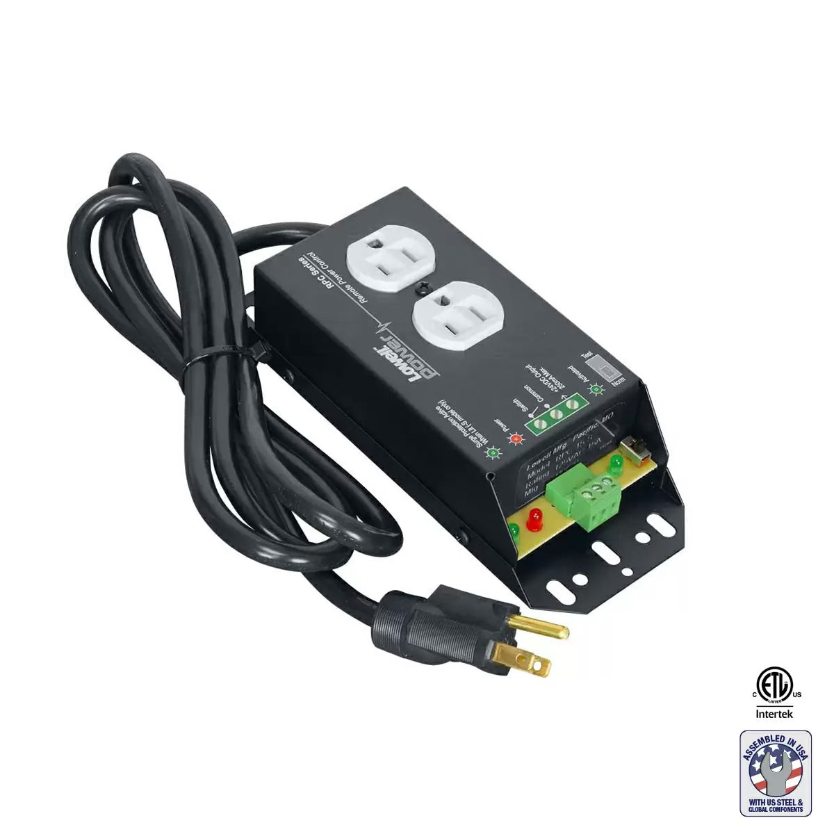 Lowell RPC-15-S Standalone Remote Power Control 15A with Surge Suppression, assembled in USA