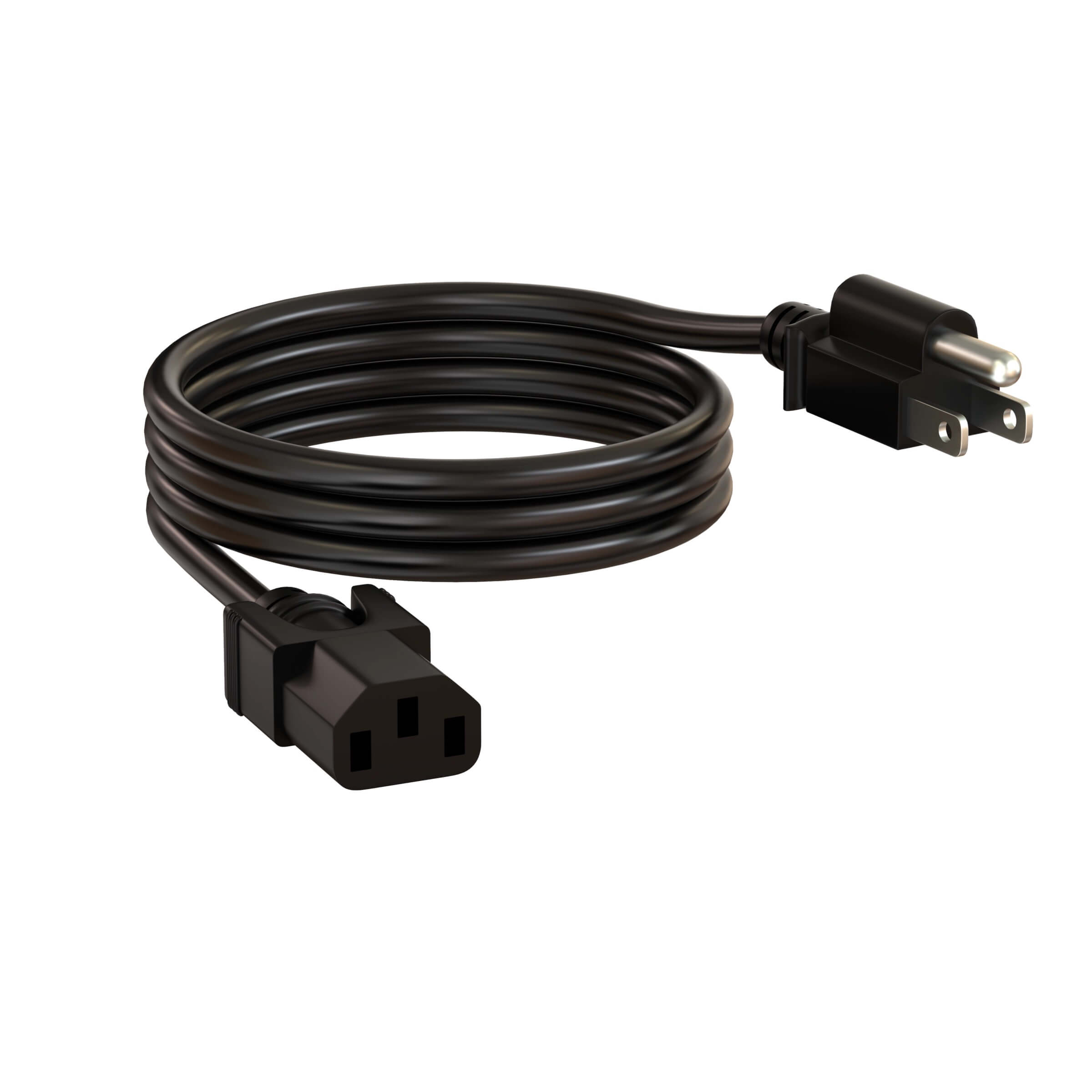 LynTec ACP3FT - Heavy-Duty Power Cord with IEC to NEMA 5-15P Connector