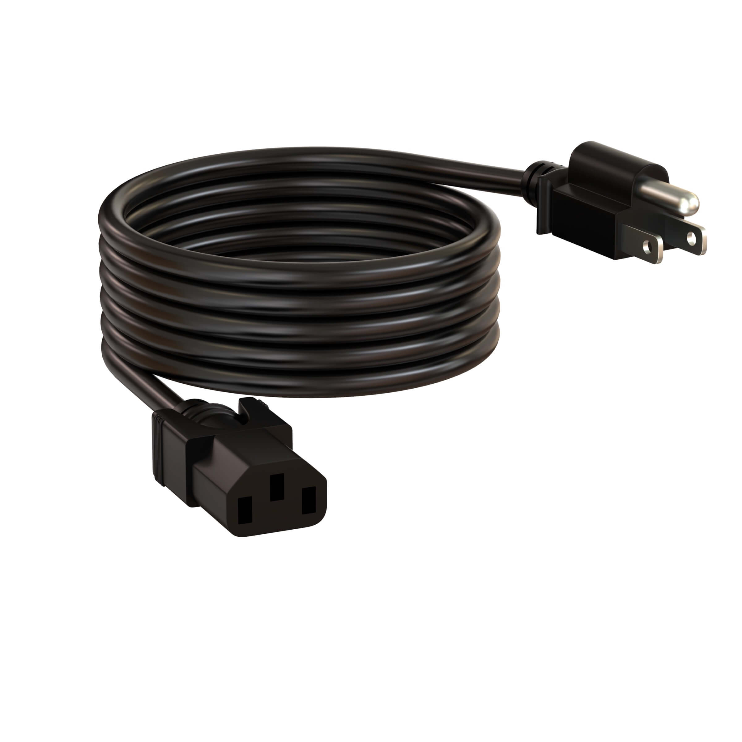 LynTec ACP6FT - Heavy-Duty Power Cord with IEC to NEMA 5-15P Connector