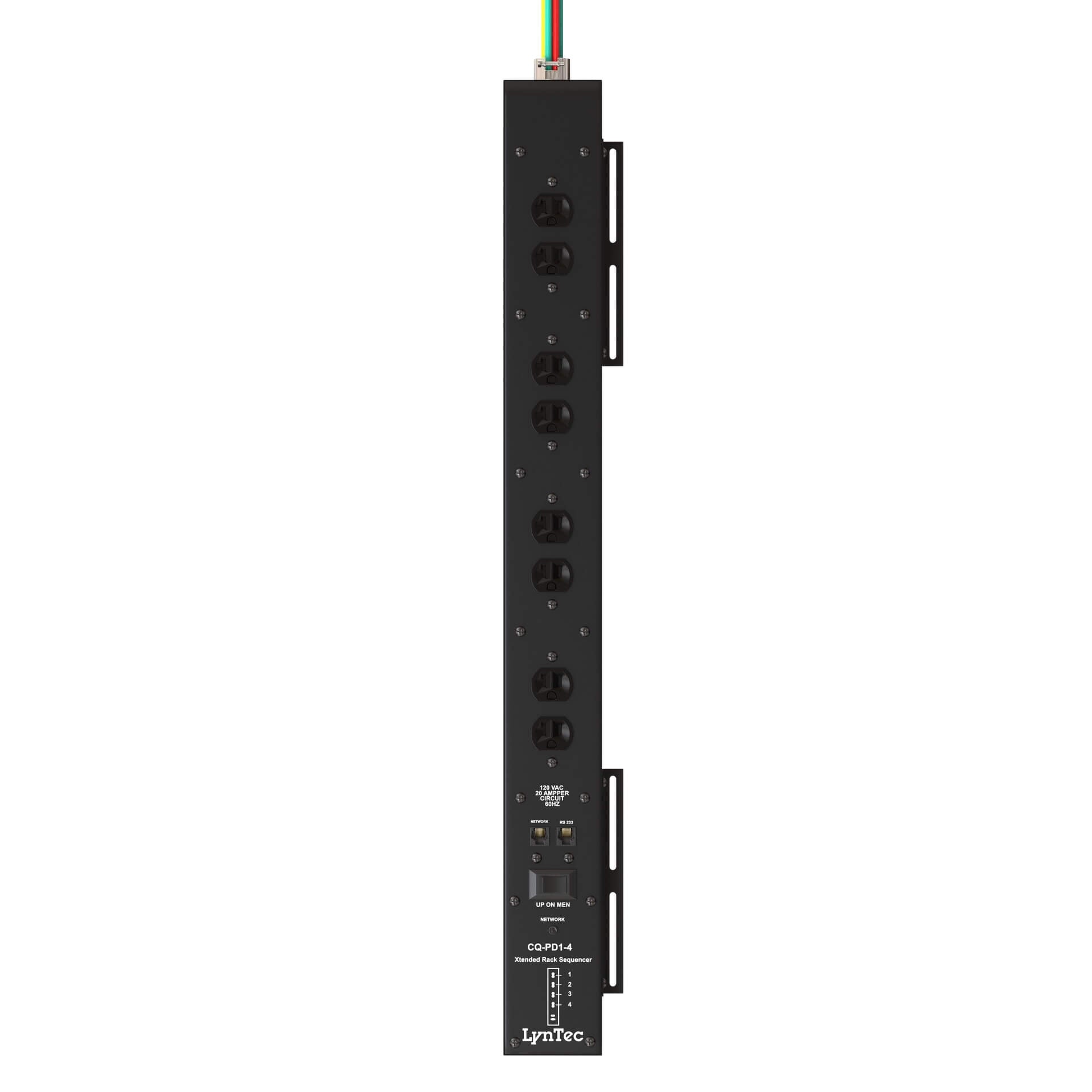LynTec CQ PD1-4 - 80A Power Sequencer with four 20A Circuits, top