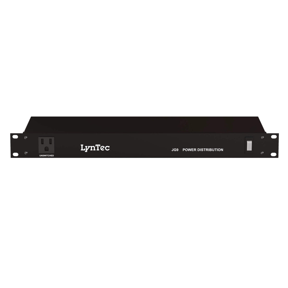 LynTec JG 9 - 15A Power Distribution Unit with 9 Outlets, tilted