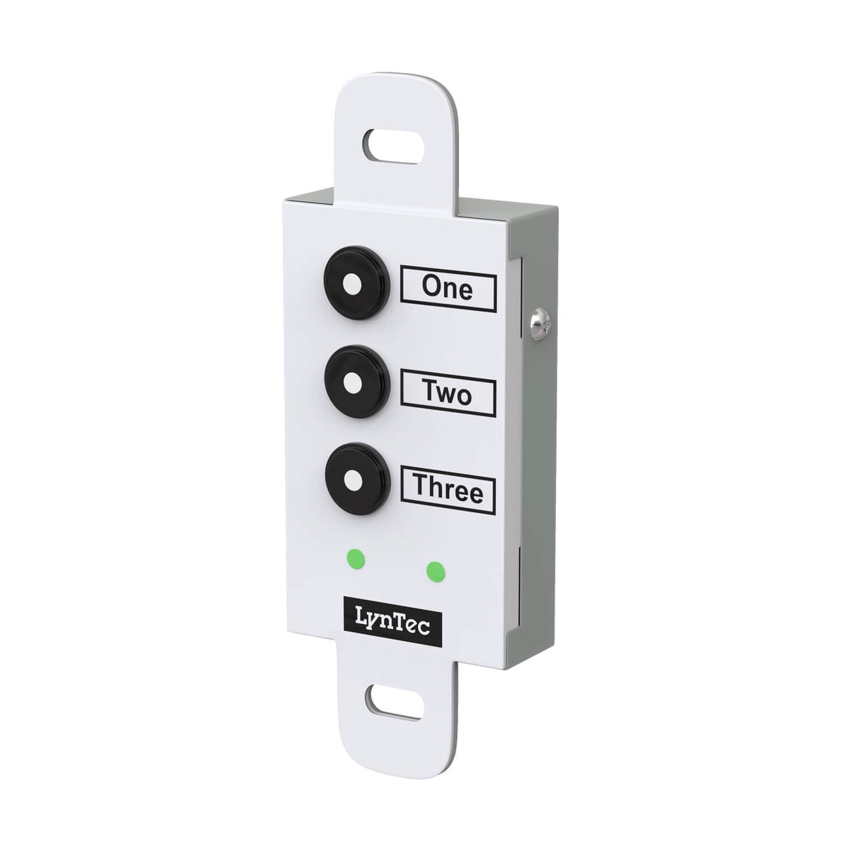LynTec RC5-KPS - Wall Mount Remote Control Monitor, angled left