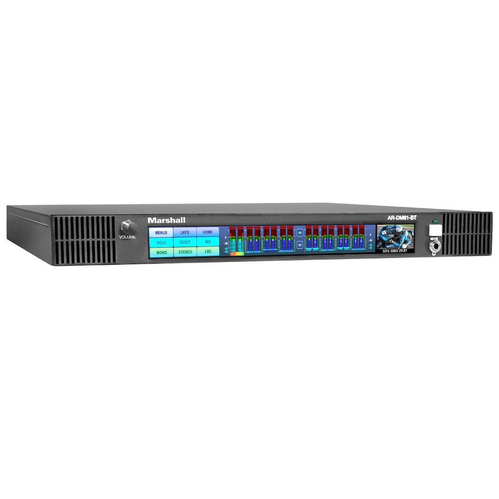Marshall AR-DM61-BT - Multi-Channel Digital Audio Monitor, angle
