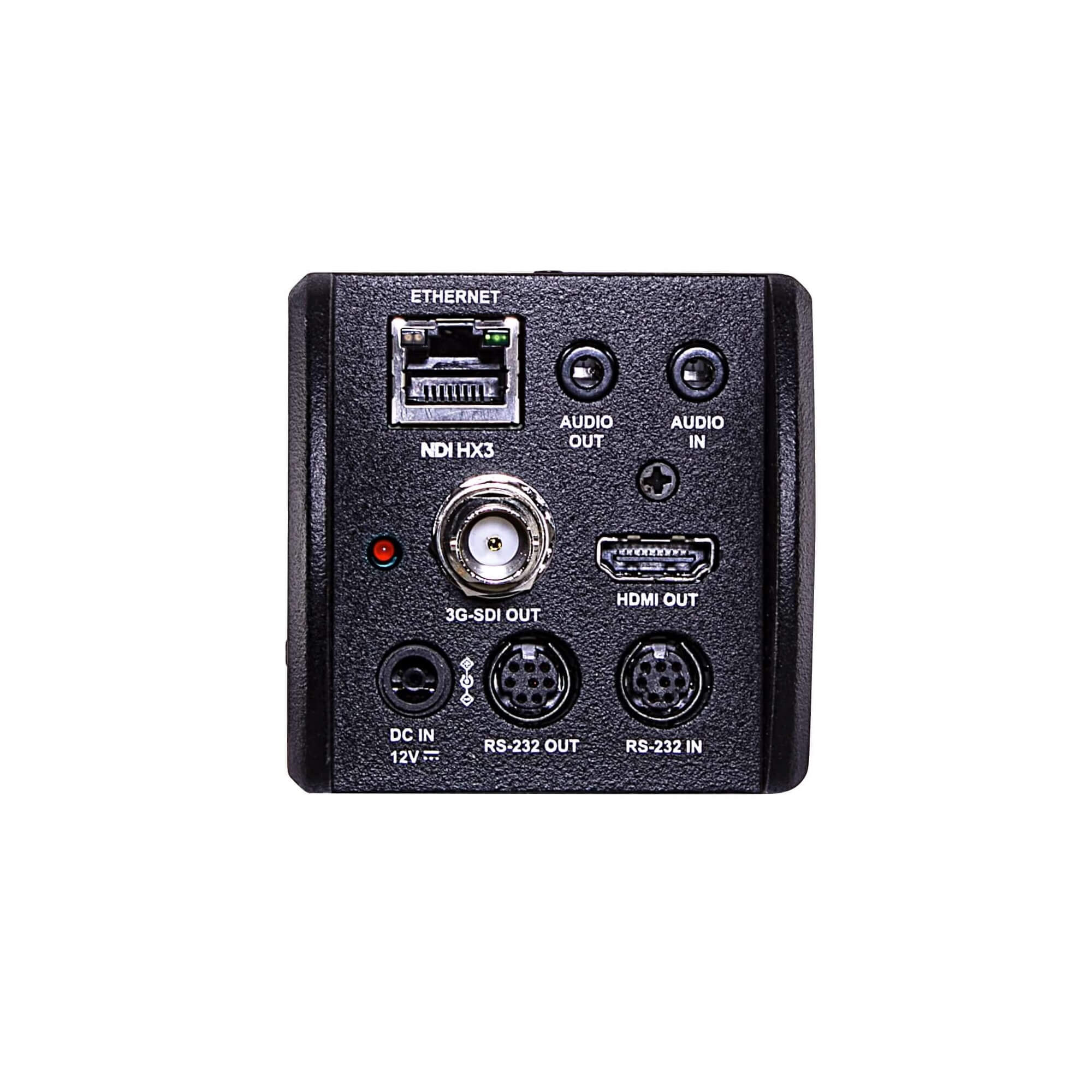 Marshall CV355-27X-ND3 - HD Video Camera with NDI, 3G-SDI, and 27x Optical Zoom, rear