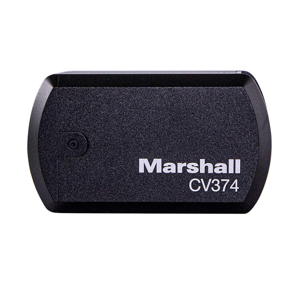 Marshall CV374 - Compact 4K UHD Camera with NDI HX3 and HDMI, left side