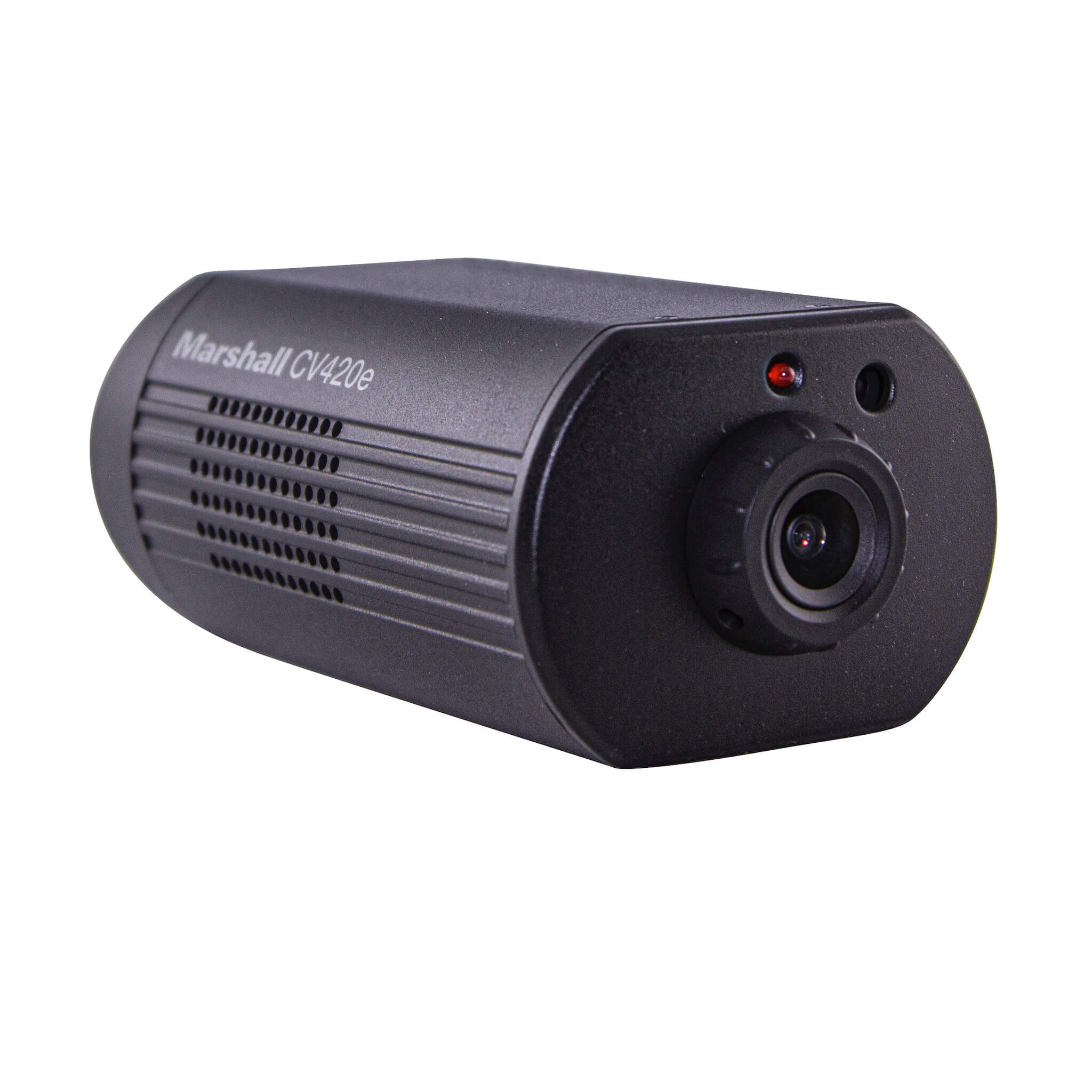 Marshall CV420e - Compact 4K60 Stream Camera with IP, HDMI and USB, left front
