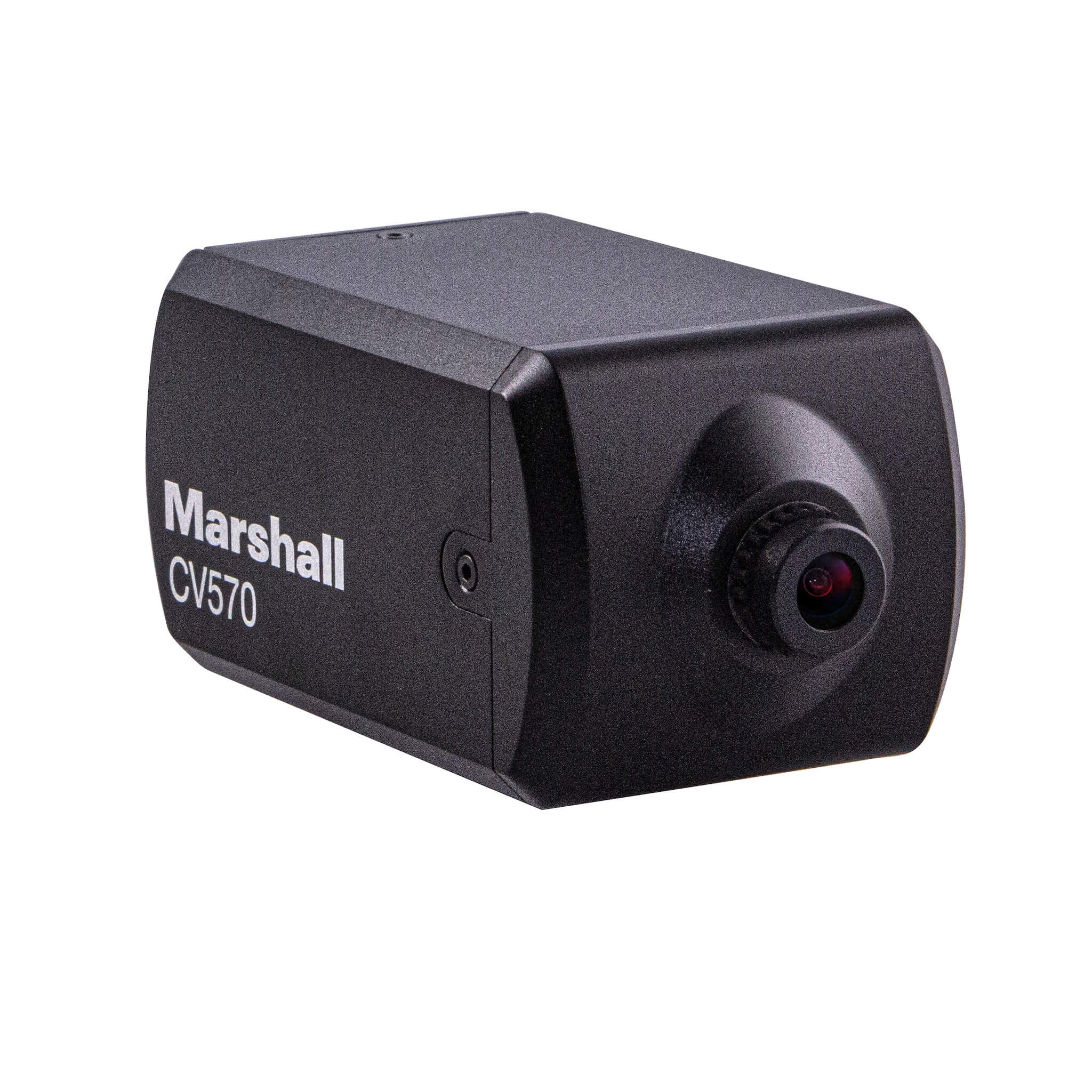 Marshall CV570 - Miniature POV HD Camera with NDI HX3 and HDMI, angled right