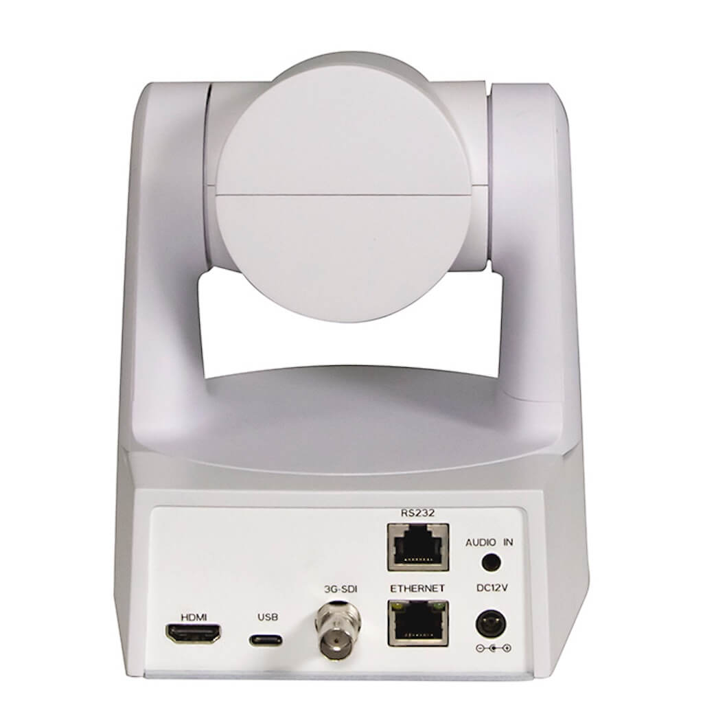 Marshall CV612-TWI - AI Tracking HD60 PTZ Camera with 12x Optical Zoom, rear