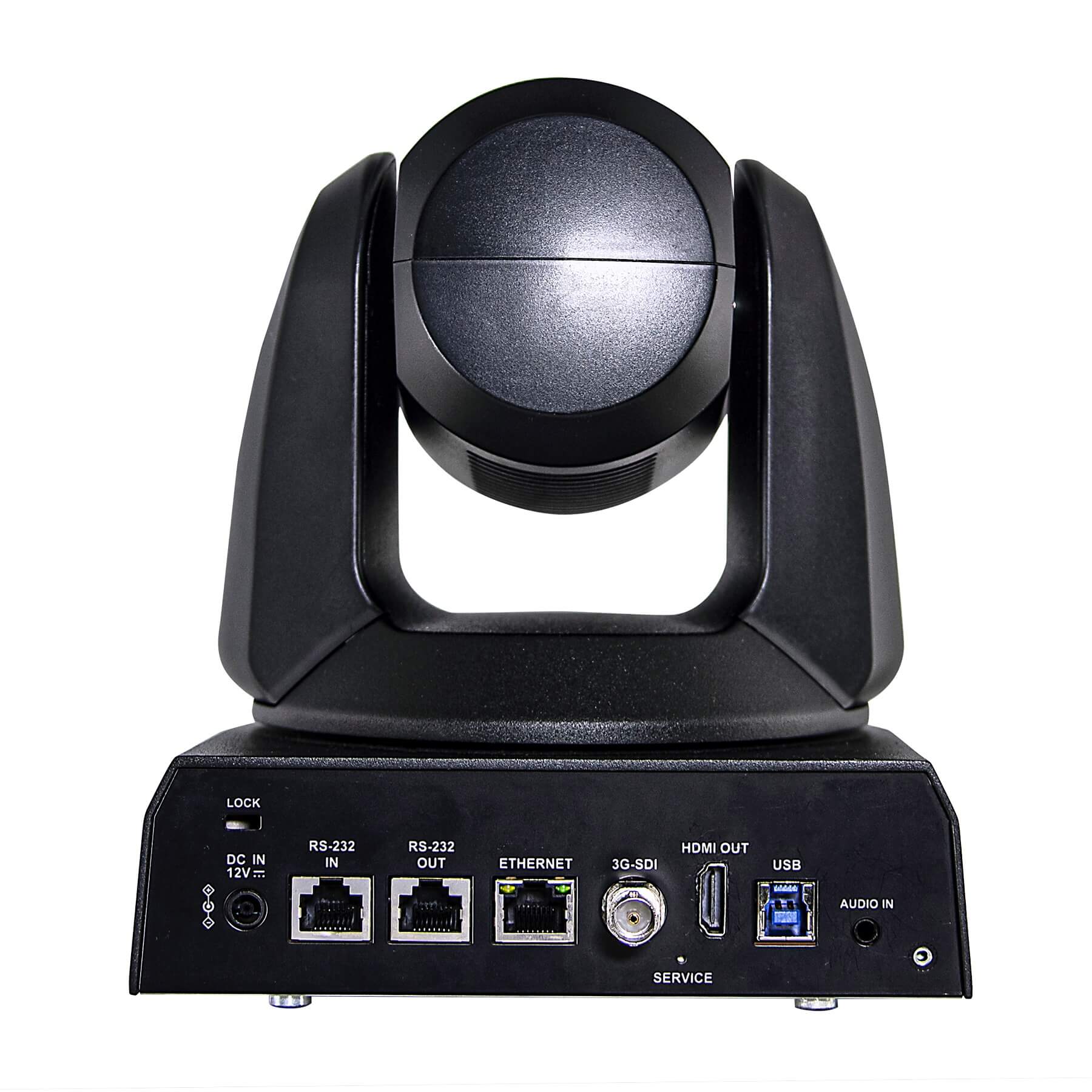 Marshall CV625-TBN - NDI 25X UHD60 PTZ Auto Tracking with Dual Cameras, rear