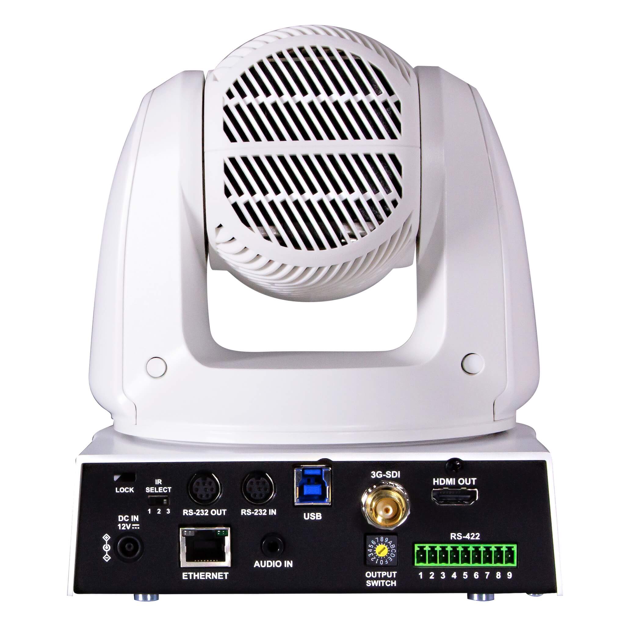 Marshall CV630-WI - UHD IP (HEVC) PTZ Camera with 25x Optical Zoom, rear