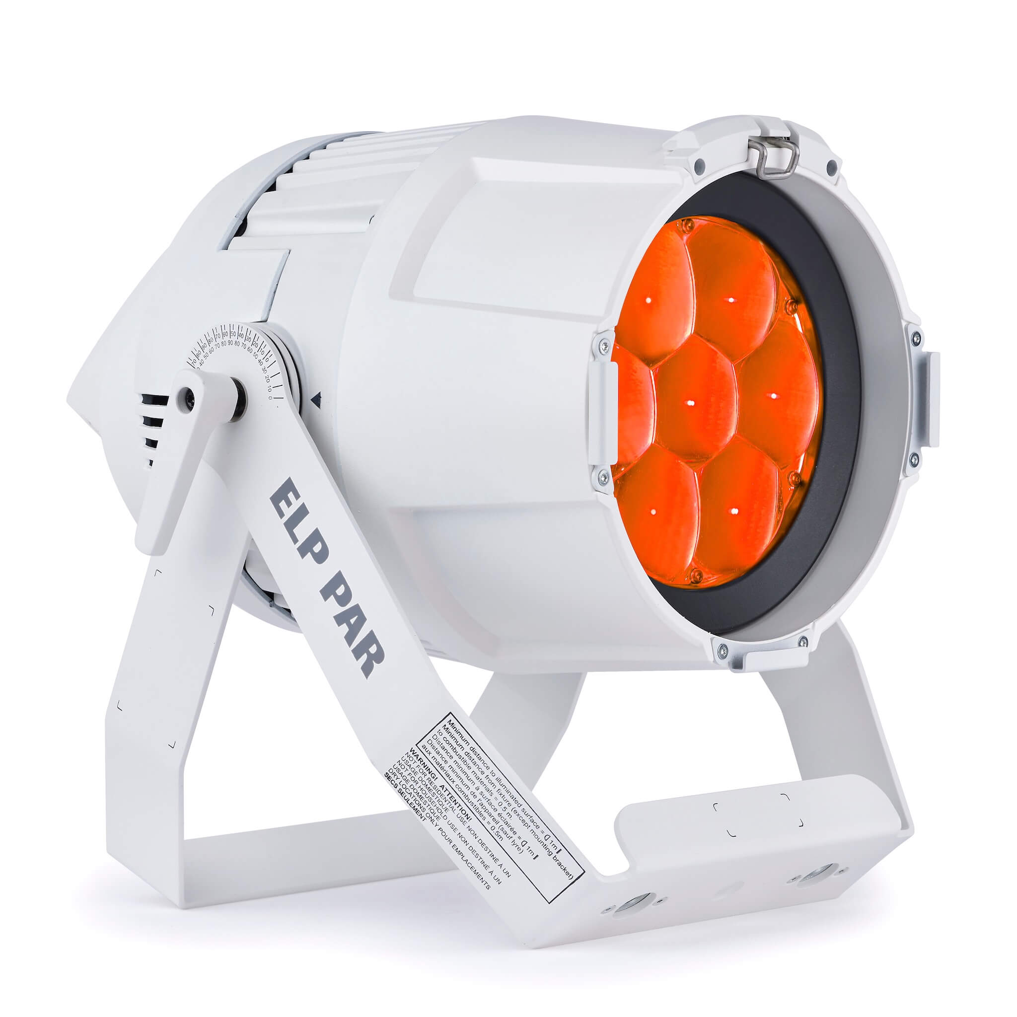 Martin ELP PAR - Static RGBW LED PAR Fixture with Zoom, angle white