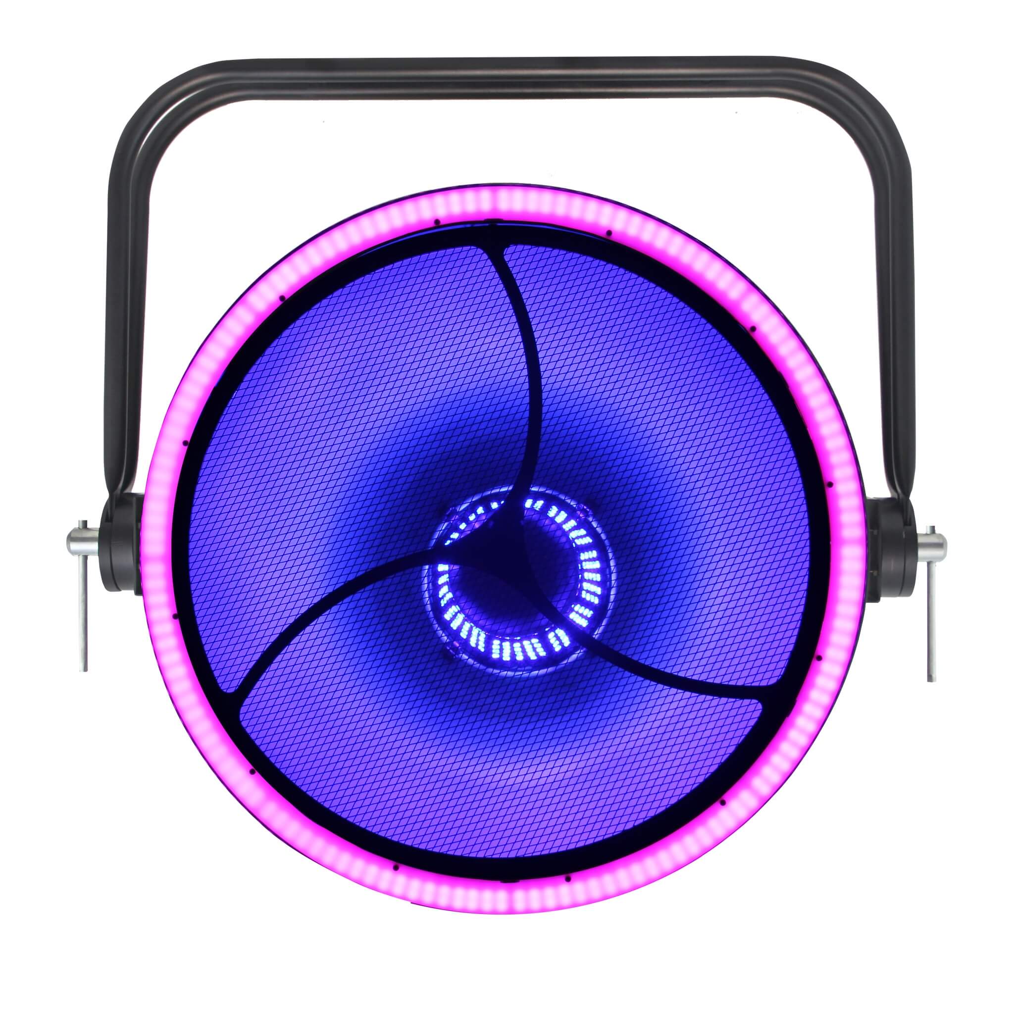 Mega-Lite Circa XL Scoop LED - iCandy Luminaire, on blue-pink