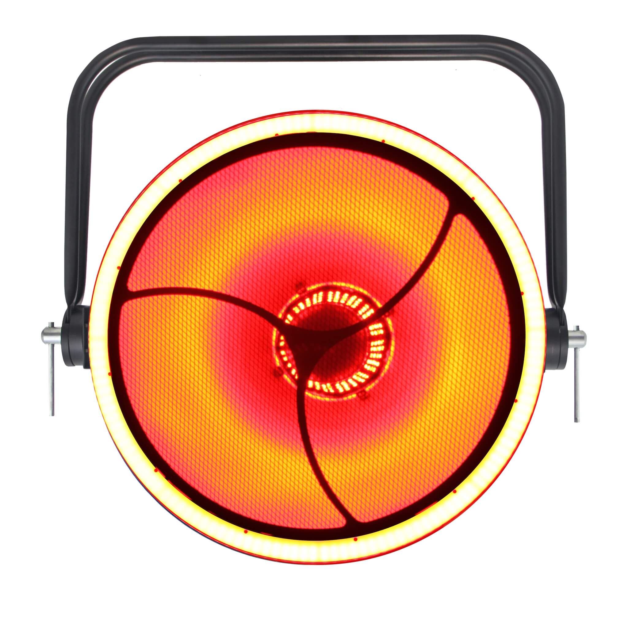 Mega-Lite Circa XL Scoop LED - iCandy Luminaire, on orange