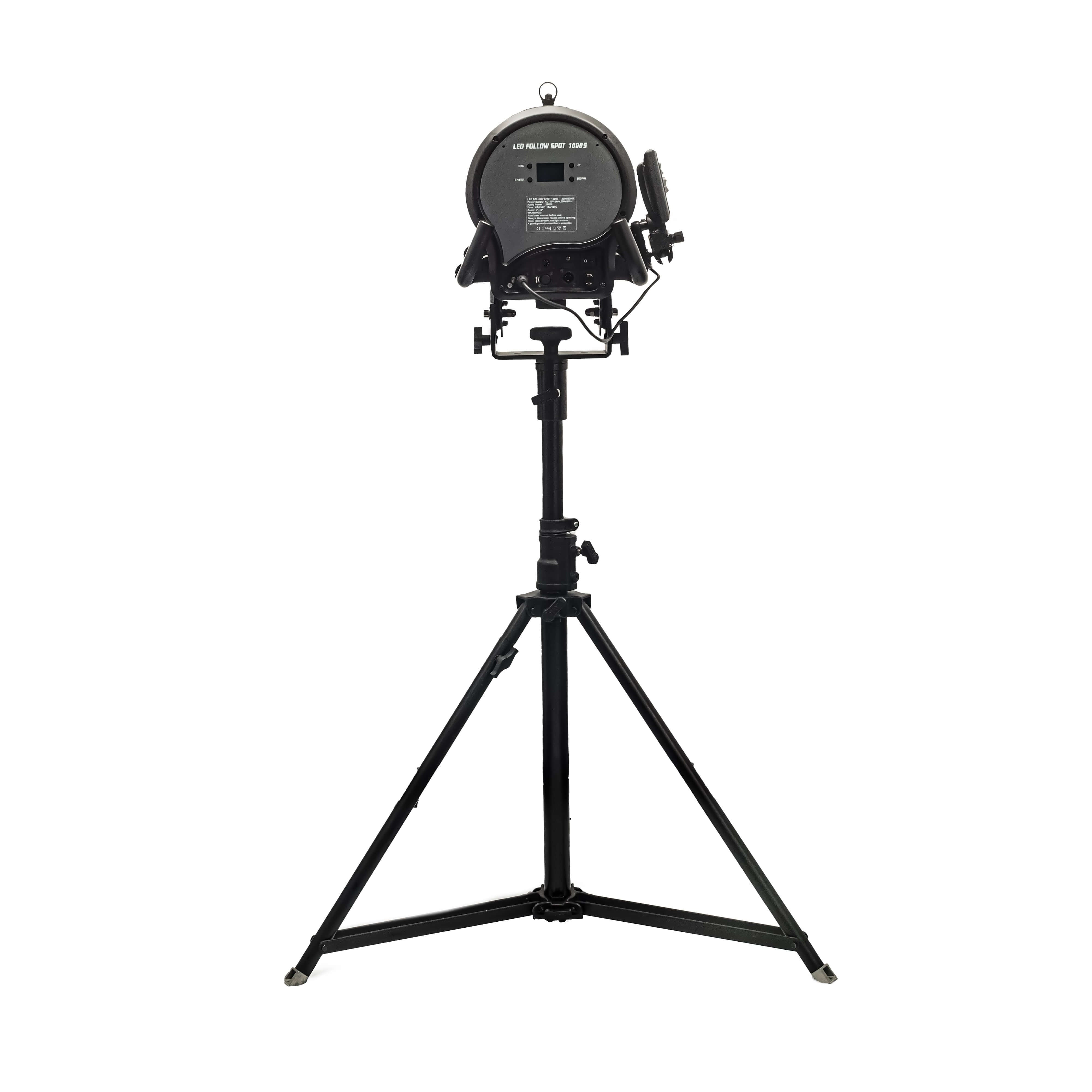 Mega-Lite Followbot Compact 1000W LED - Hybrid Follow Spot with Stand, rear