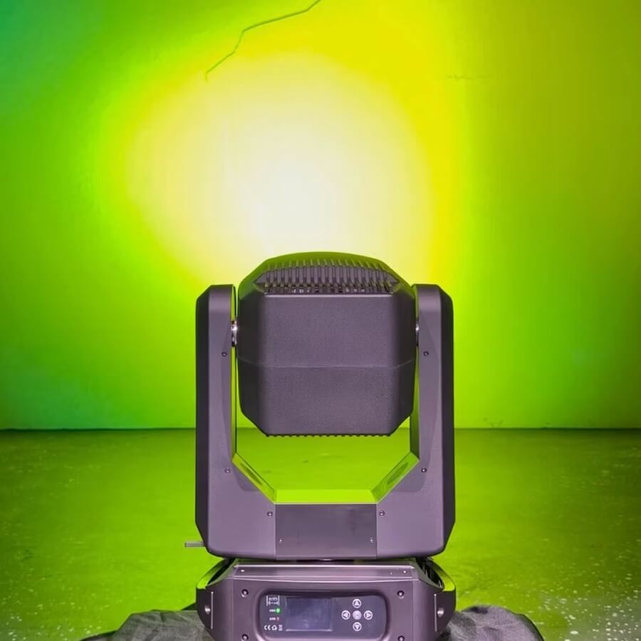 MEGA-Lite GW1 - 550W LED Fresnel Wash Moving Head Lighting Fixture, lime beam wash