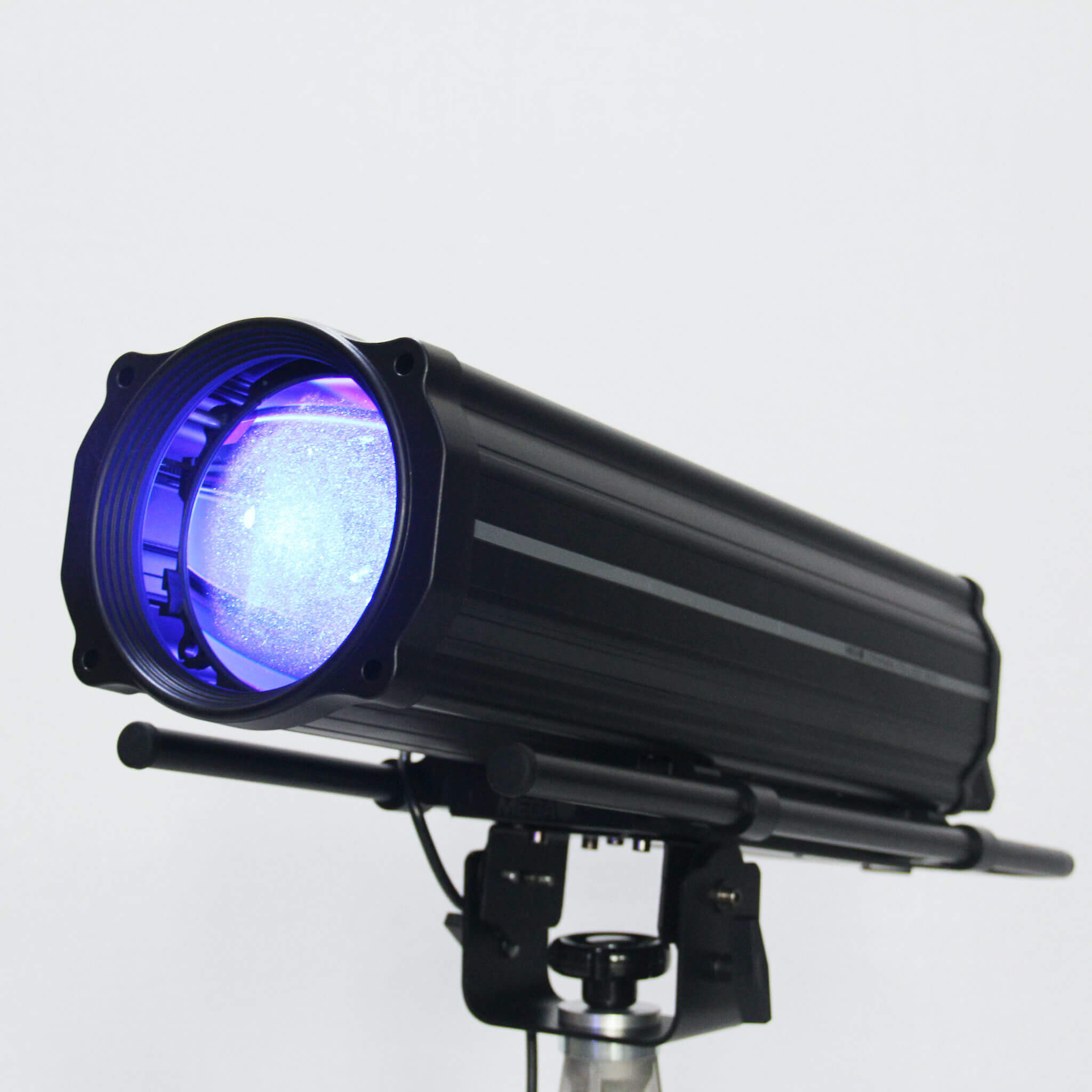 Mega-Lite Drama FS-LED 900 - Follow Spot LED Fixture with Stand, blue