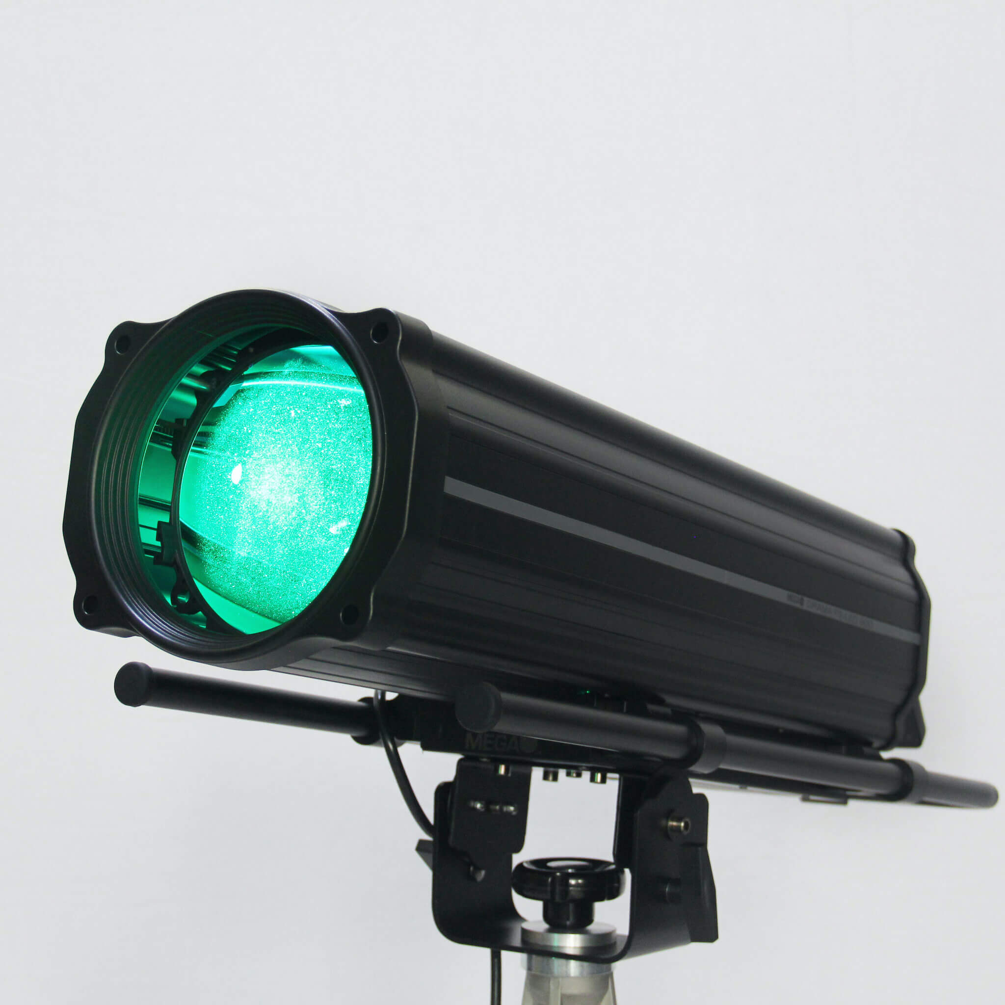 Mega-Lite Drama FS-LED 900 - Follow Spot LED Fixture with Stand, green