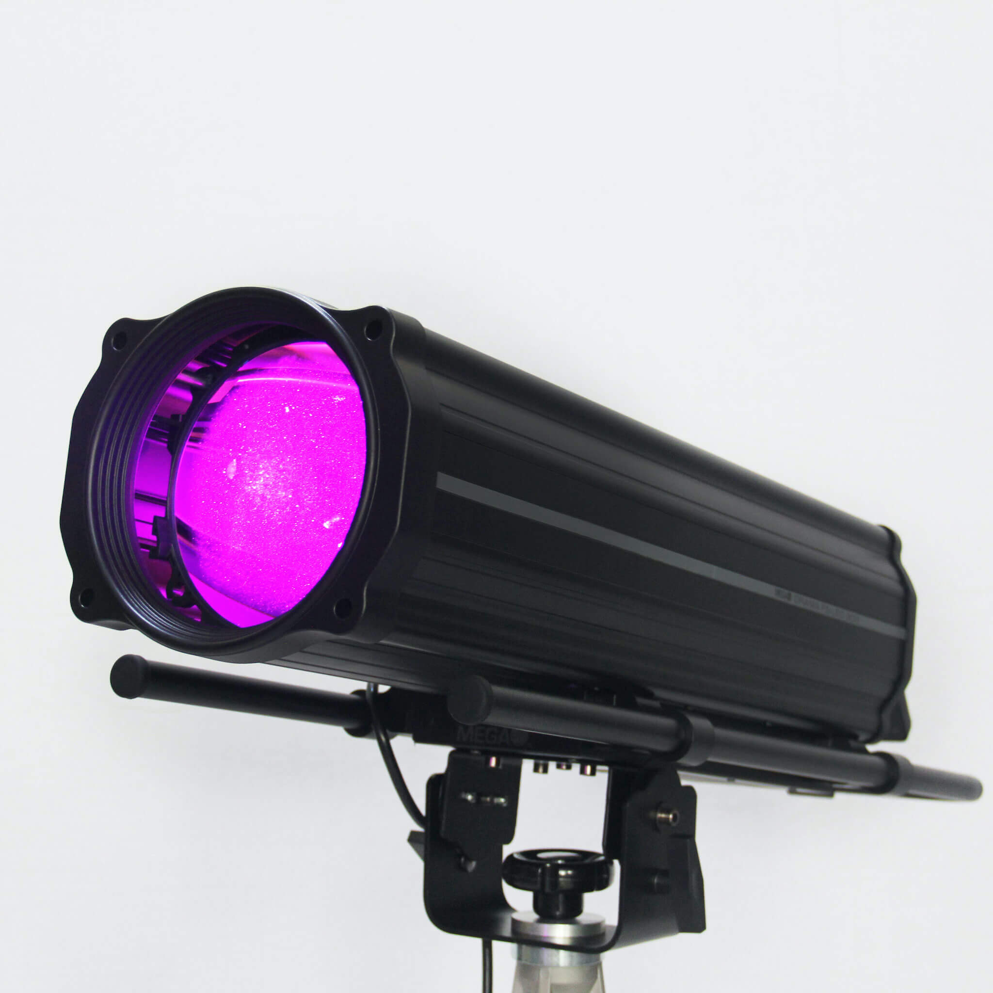 Mega-Lite Drama FS-LED 900 - Follow Spot LED Fixture with Stand, pink