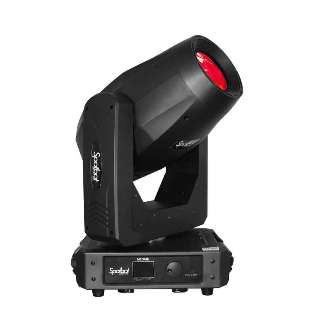 Mega-Lite Spotbot LED CYM 300 - LED Moving Head Spot Light, red