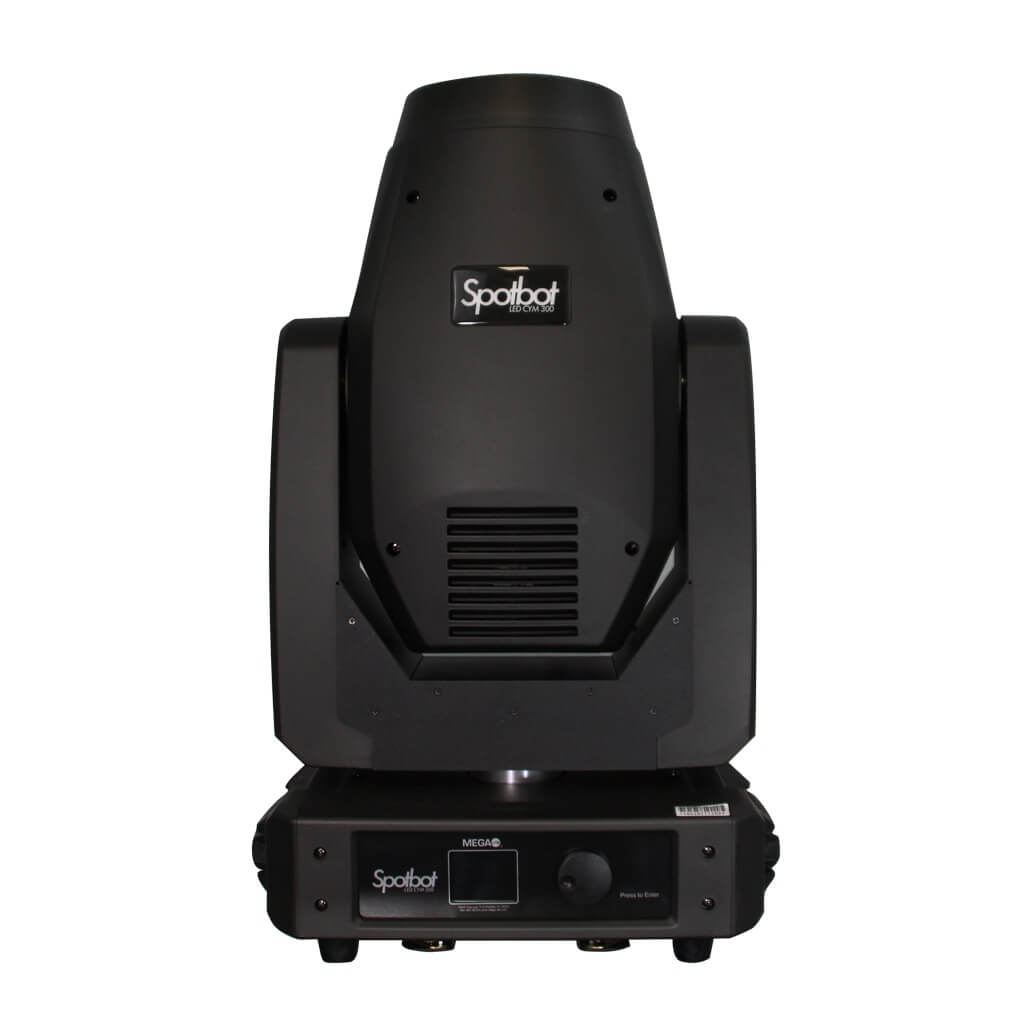 Mega-Lite Spotbot LED CYM 300 - LED Moving Head Spot Light, front