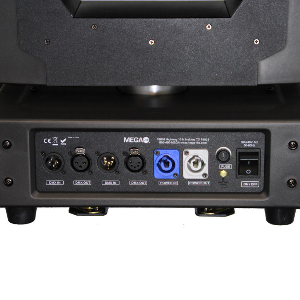 Mega-Lite Spotbot LED CYM 300 - LED Moving Head Spot Light, rear