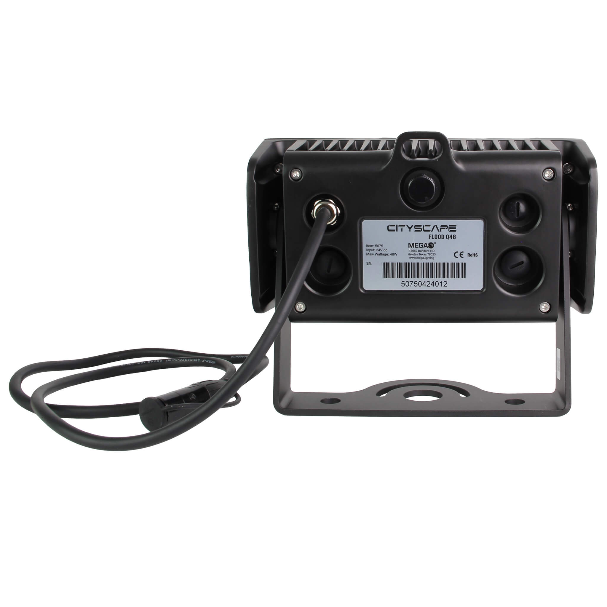 Mega-Lite Cityscape Flood Q48 - LED Wide Beam Wash Fixture, back