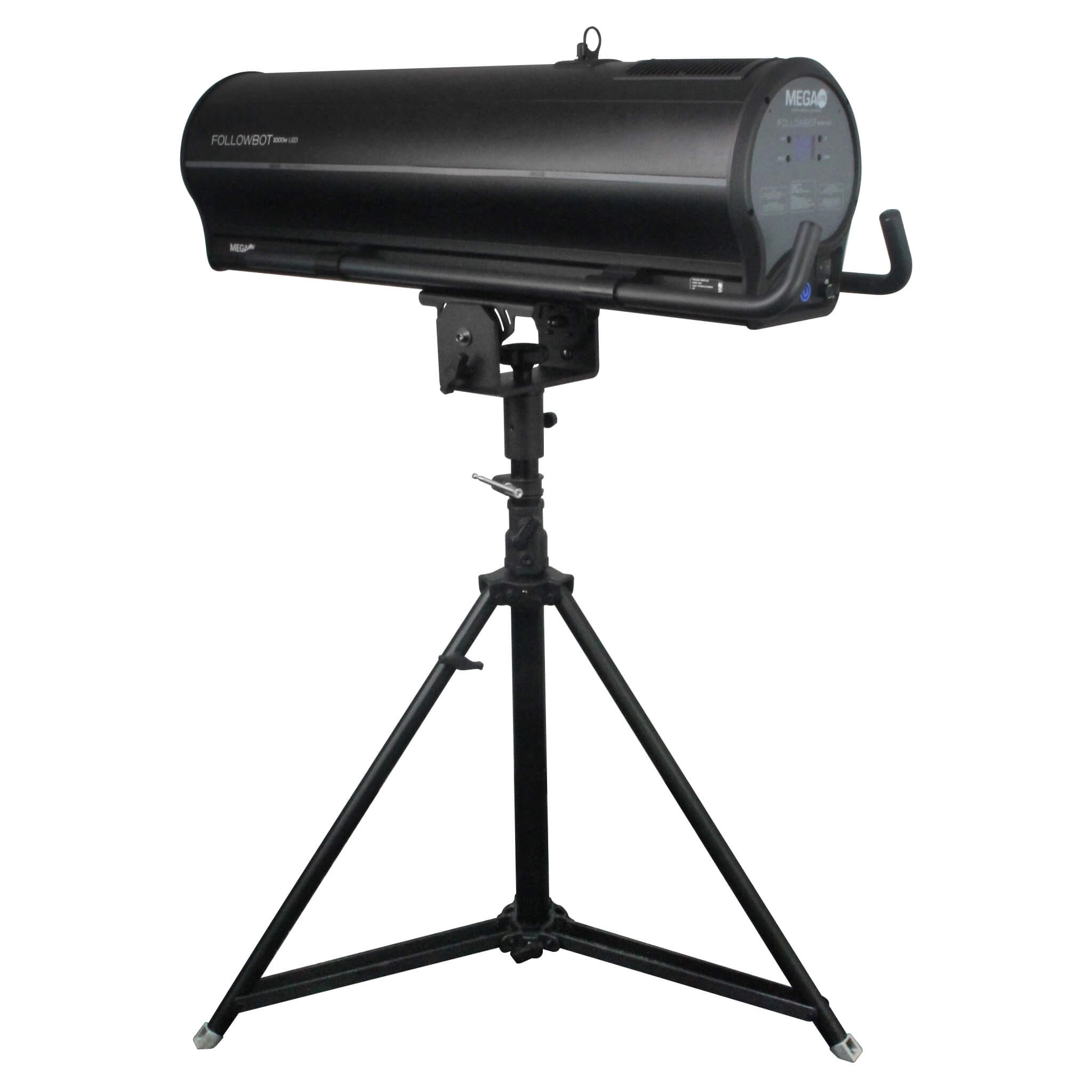 Mega-Lite Followbot 1000W LED - Follow Spot LED Fixture, back right angle