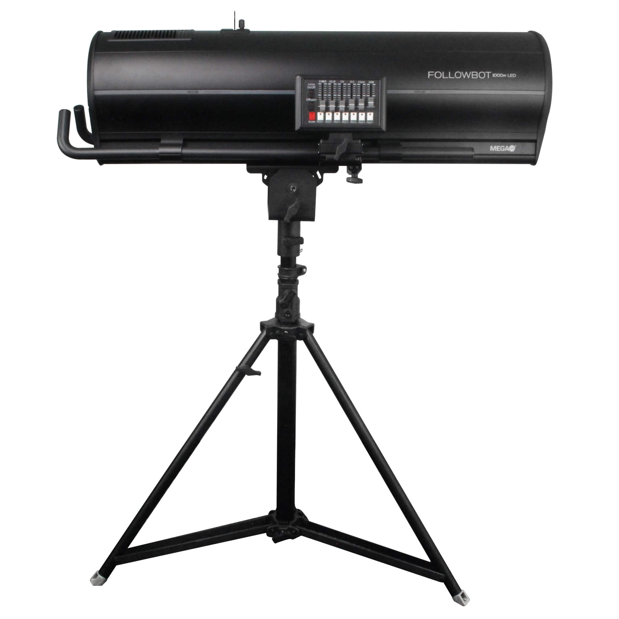 Mega-Lite Followbot 1000W LED - Follow Spot LED Fixture, left side