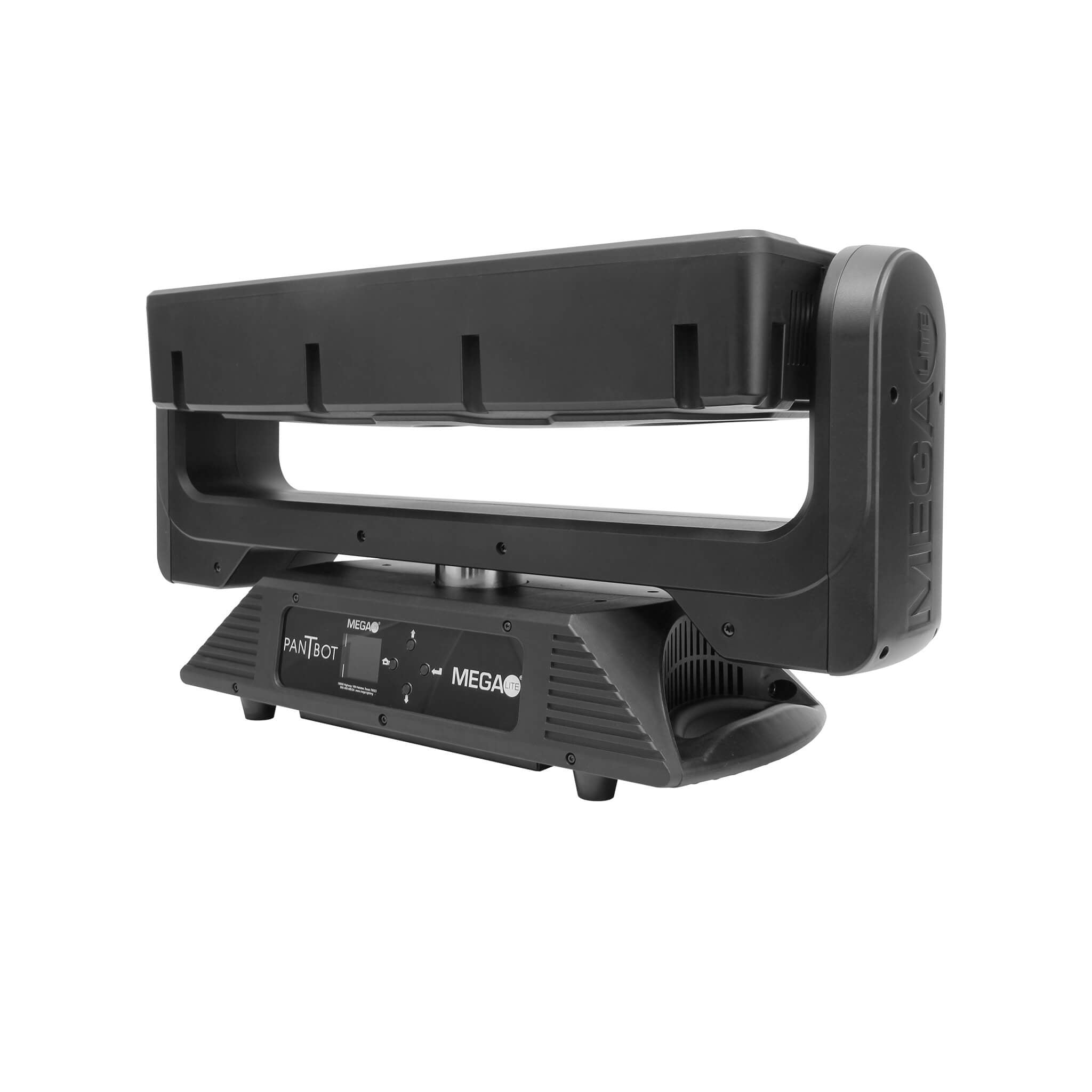 Mega-Lite Pan T Bot - LED Moving Head Blinder Strobe & Wash Light, left up