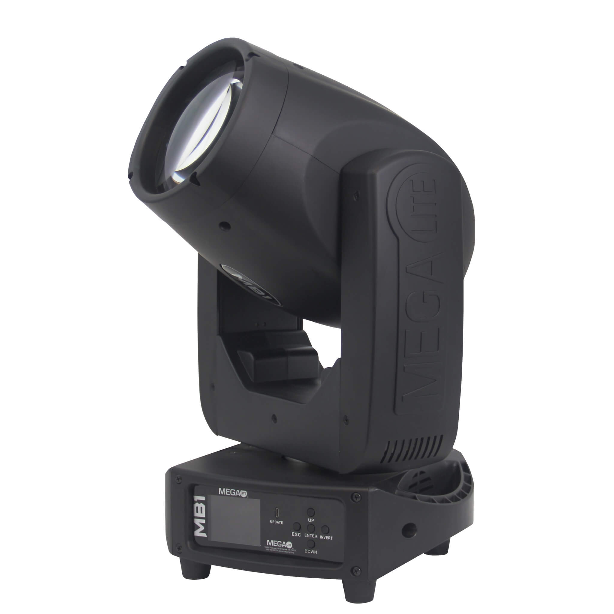 Mega-Lite M-Series MB1 - LED Moving Head Beam Light, angle