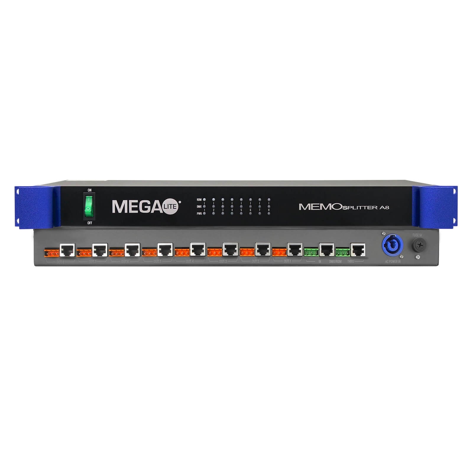 Mega-Lite MC1070 MEMO Splitter A8, stacked