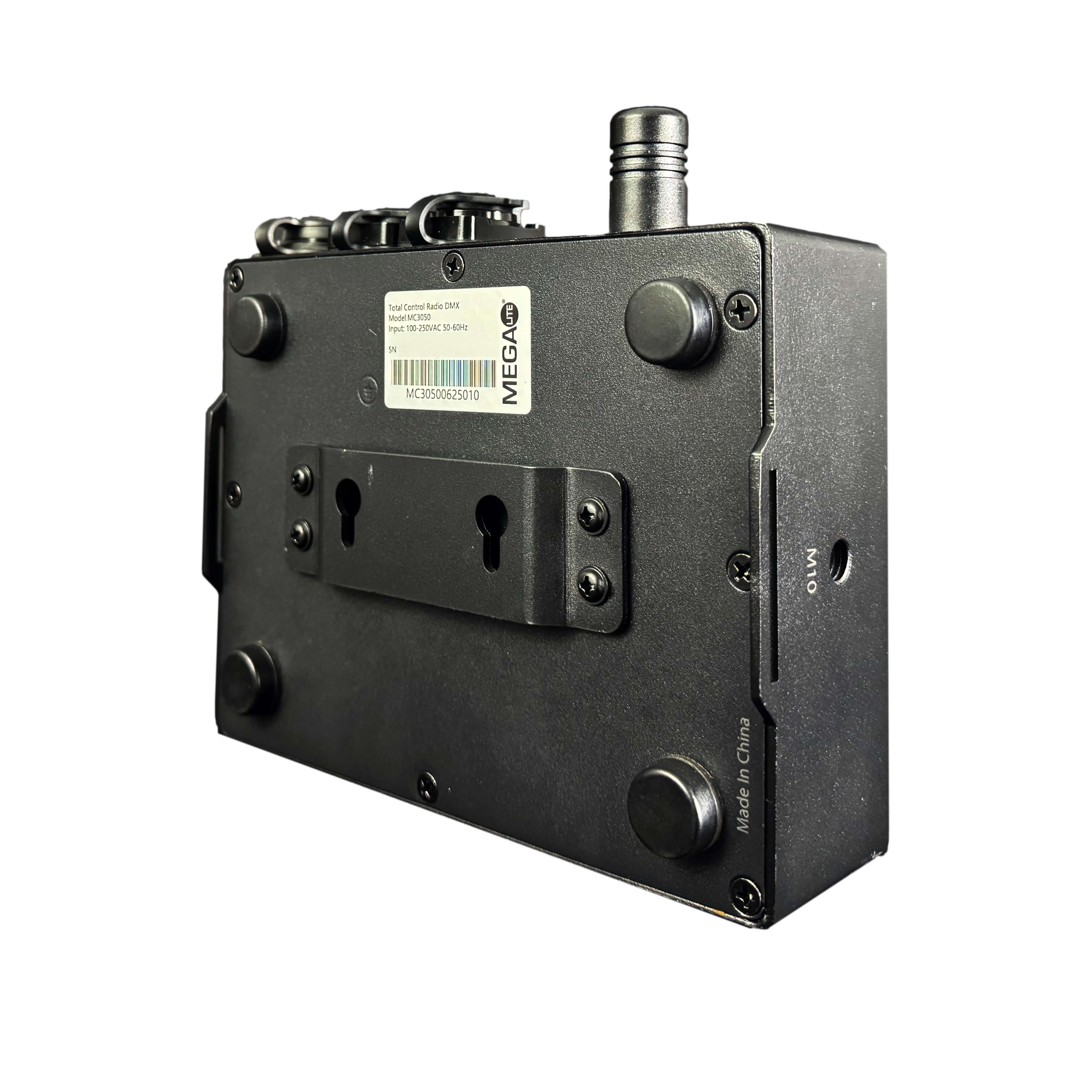 Mega-Lite Total Control Radio DMX - Wireless DMX Transceiver, rear angled