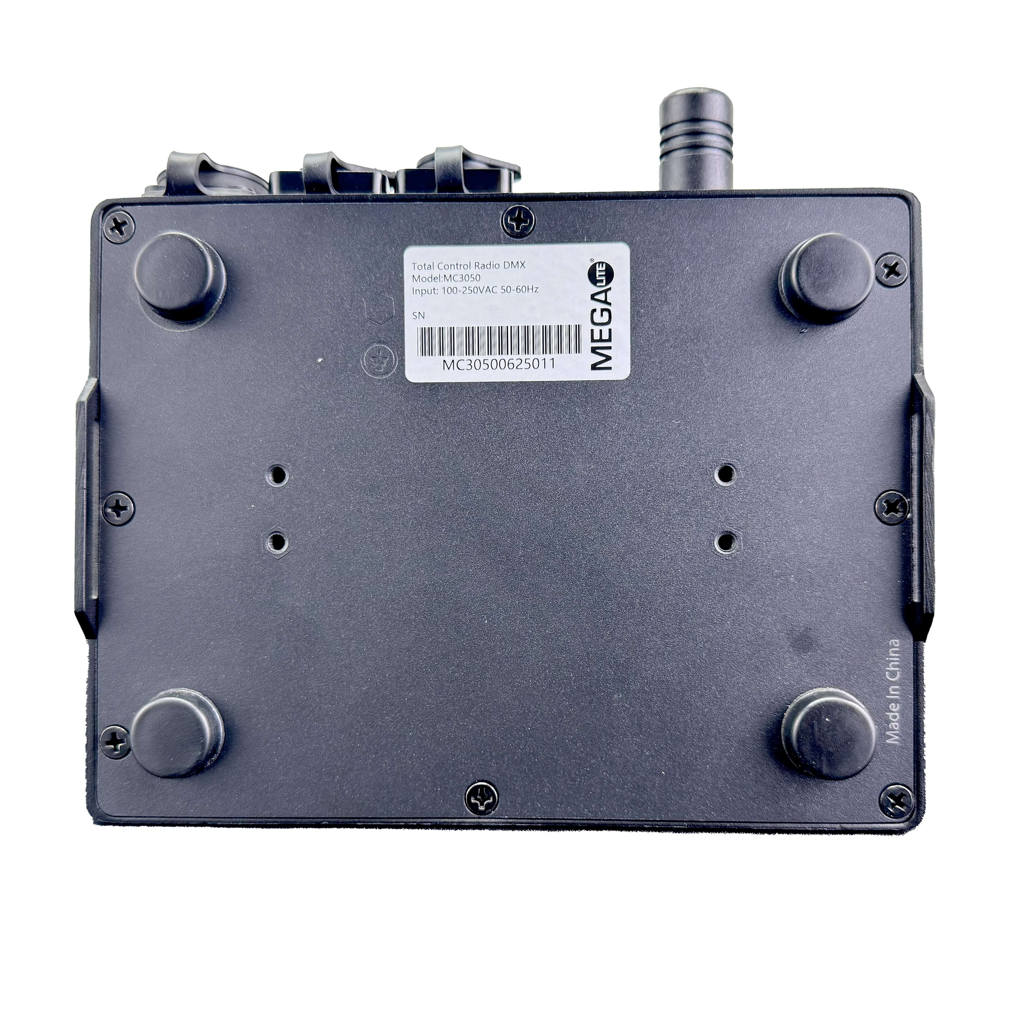 Mega-Lite Total Control Radio DMX - Wireless DMX Transceiver, rear