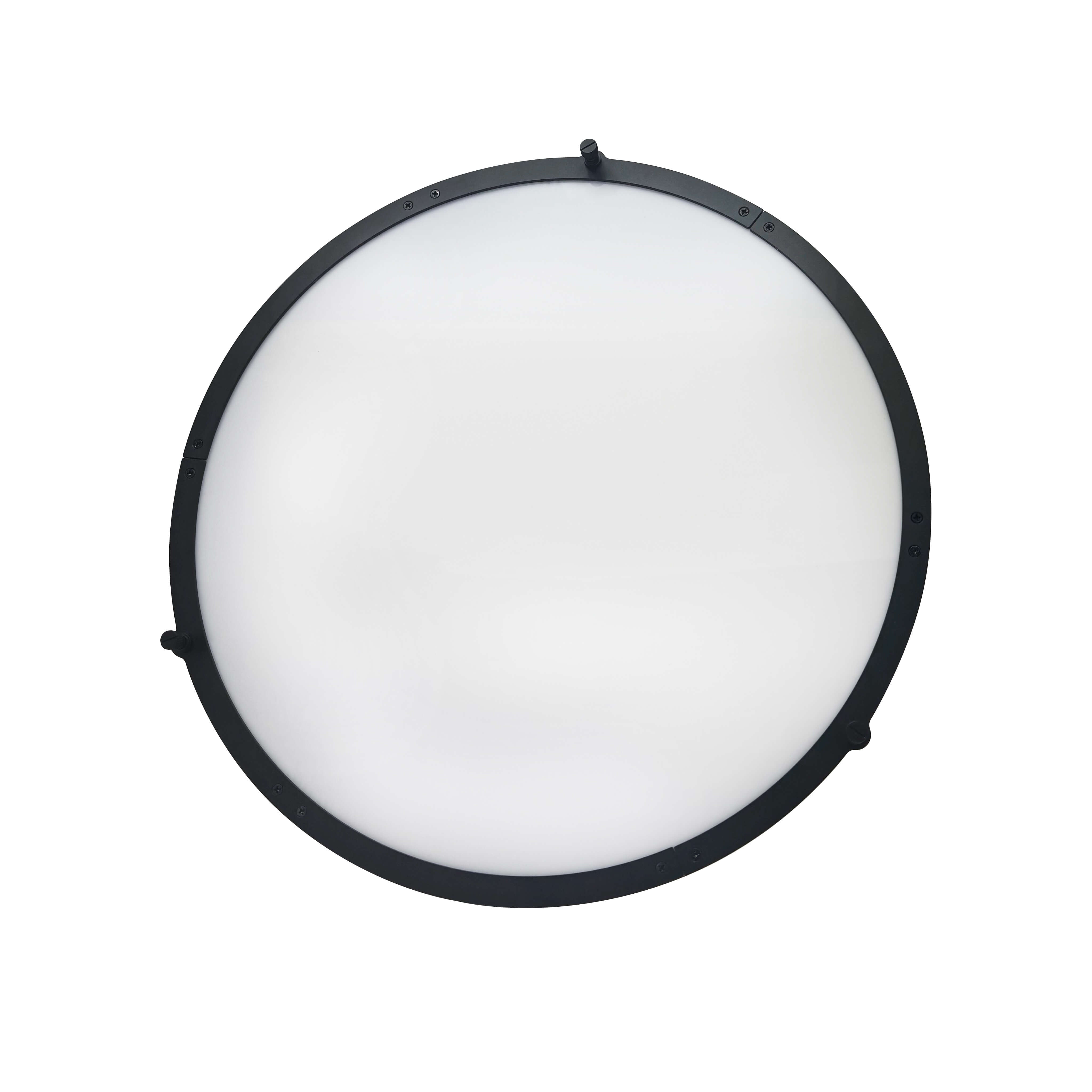 Mega-Lite Viceroy - 3 Element Modern Scoop Effects Lighting Fixture, full diffuser