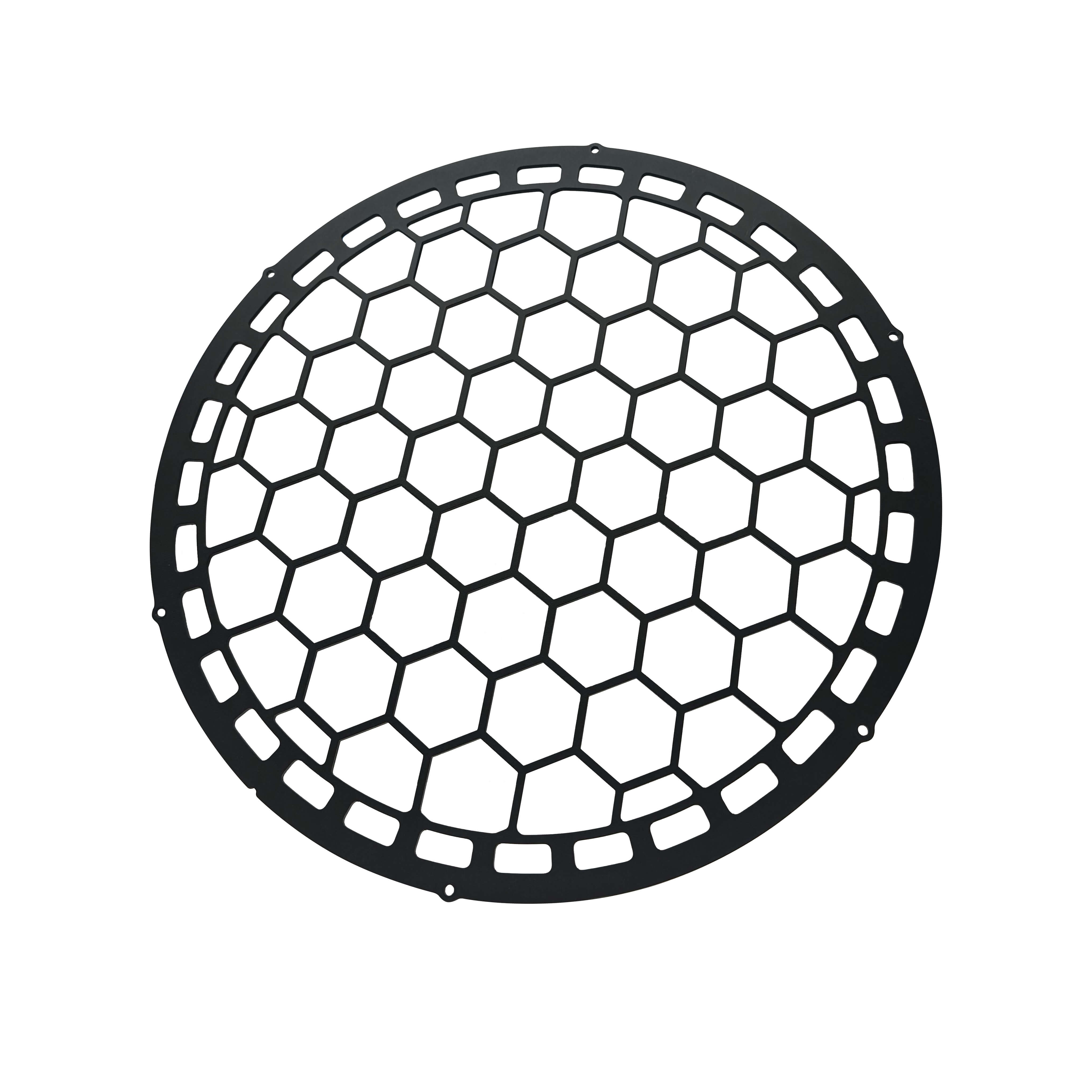 Mega-Lite Viceroy - 3 Element Modern Scoop Effects Lighting Fixture, hex grid
