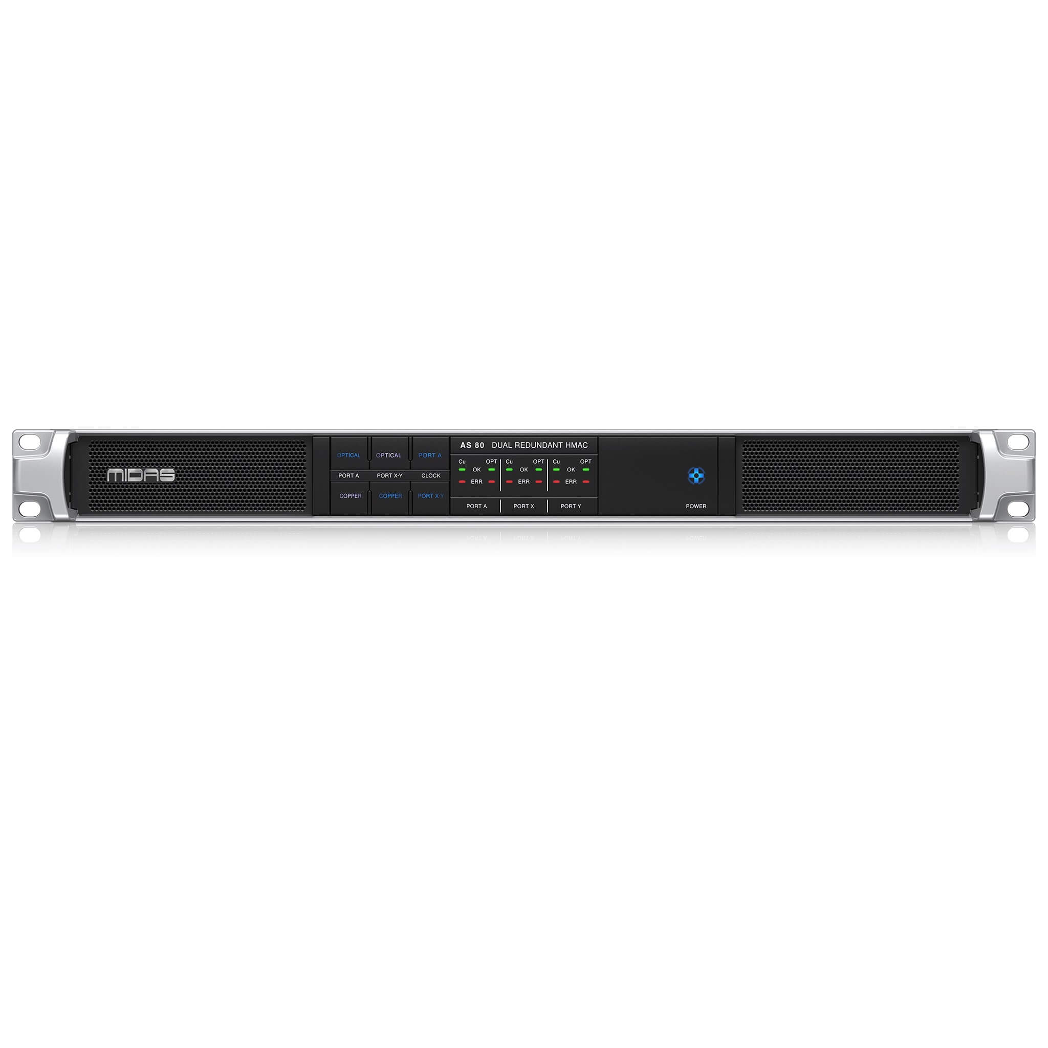 Midas AS 80 - Single HMAC to Dual HMAC Converter, front